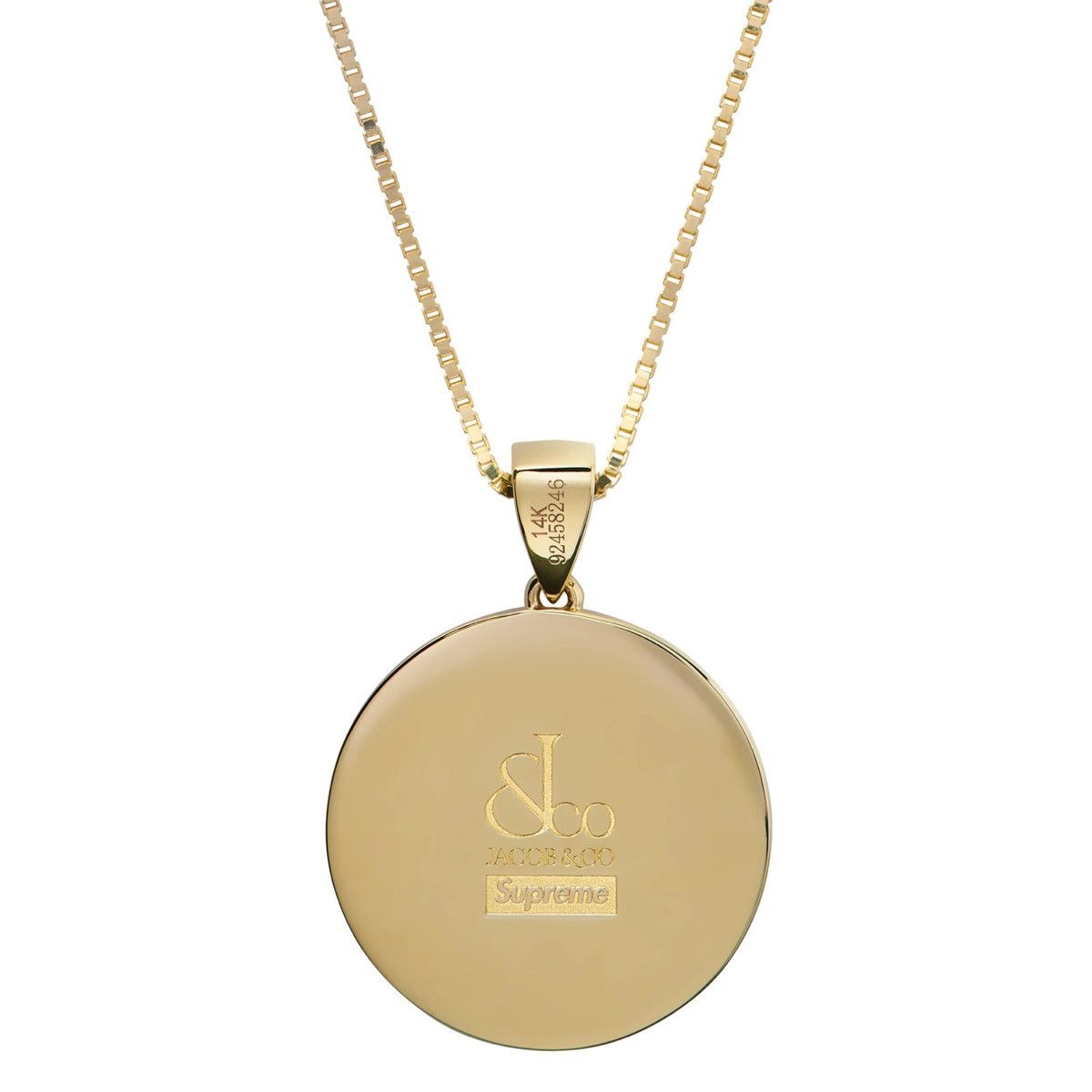 Jacob & Co. × Supreme SUPREME®/JACOB&CO 14K GOLD ZODIAC PENDANT Capricorn |  Grailed