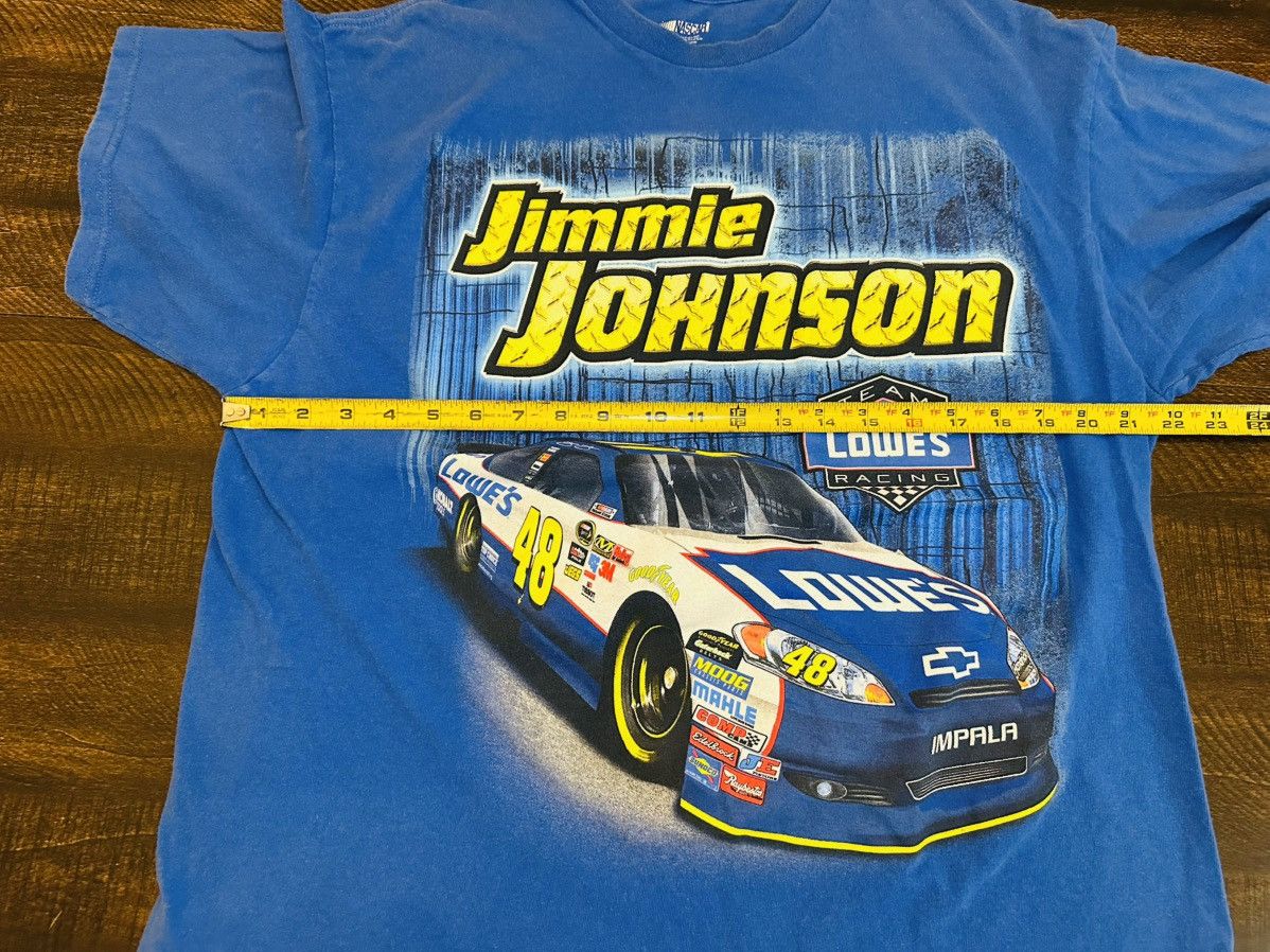 NASCAR Vtg Lowe's Racing T-Shirt Mens Jimmie Johnson #48 Nascar-XL Size US XL / EU 56 / 4 - 5 Thumbnail