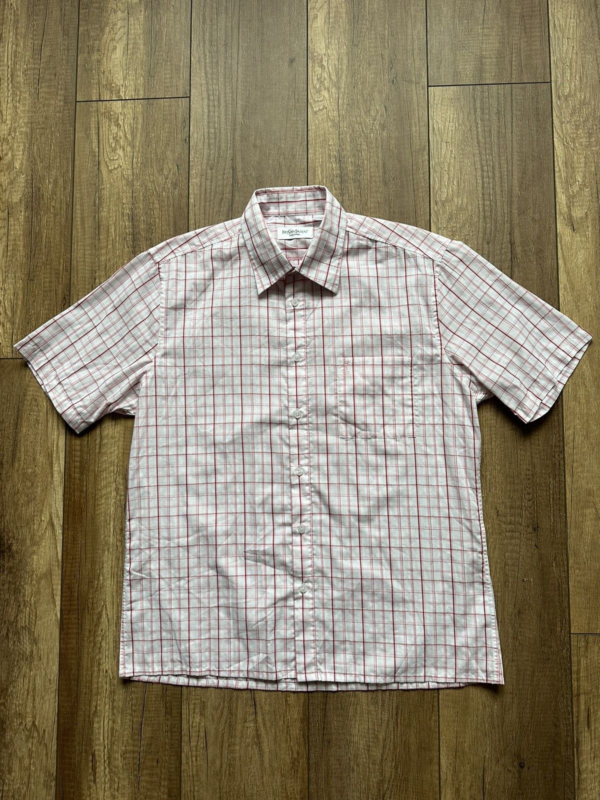 Vintage × Yves Saint Laurent Shirts short sleeve Yves Saint Laurent size L Size US L / EU 52-54 / 3 - 1 Thumbnail