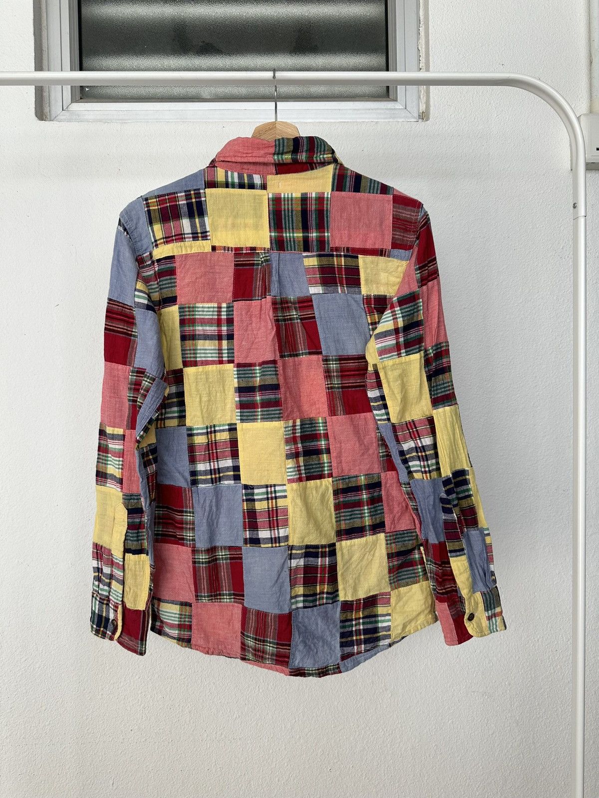 Japanese Brand 2000's Power to The People ( PTTP ) madras patchwork shirt Size US M / EU 48-50 / 2 - 9 Thumbnail