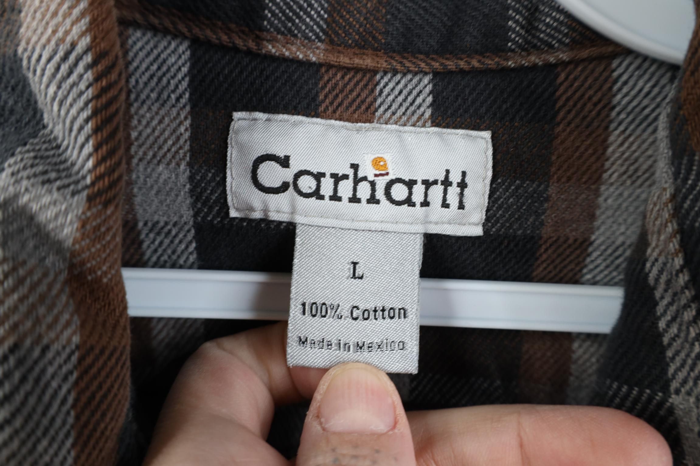 Carhartt Vintage Carhartt Heavyweight Flannel Button Shirt Plaid Size US L / EU 52-54 / 3 - 8 Thumbnail