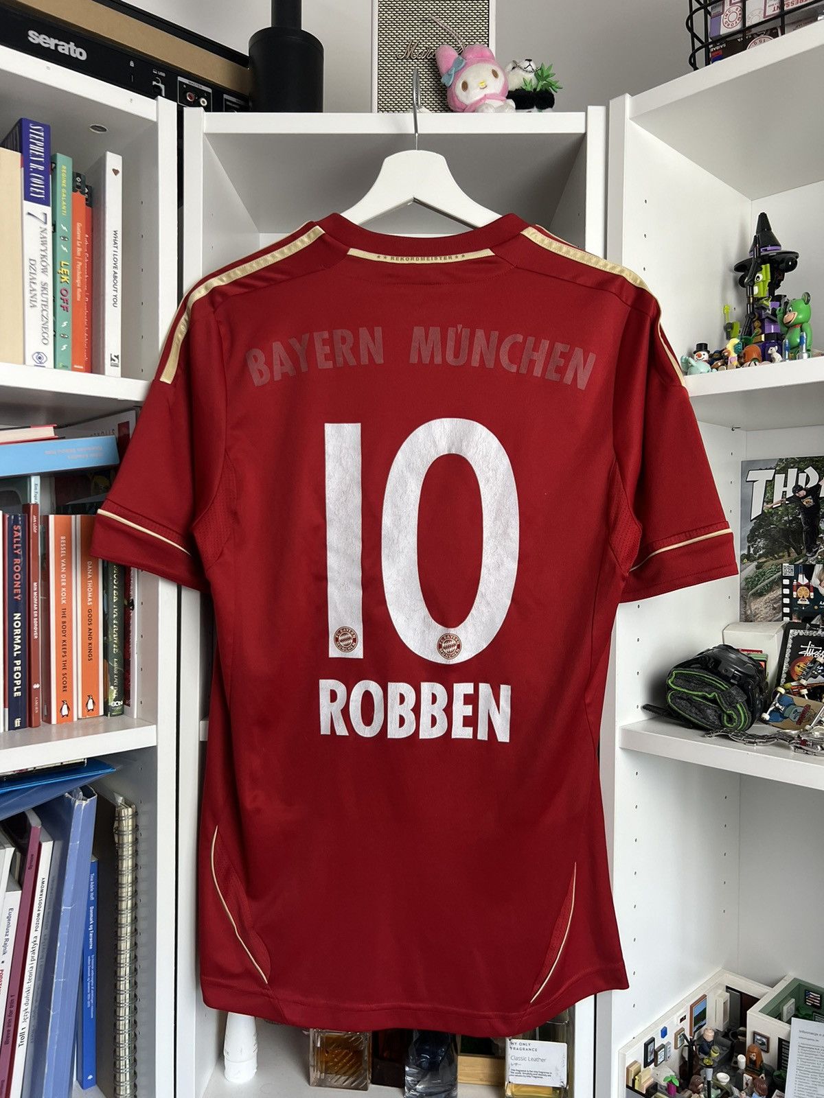 Adidas × Vintage Adidas Bayern monachium 11-13 Robben home set football jersey Size US S / EU 44-46 / 1 - 1 Thumbnail