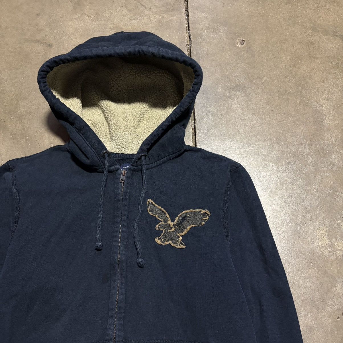 American Eagle Outfitters Vintage American Eagle Zip Up Hoodie Sherpa Preppy Skater Size US M / EU 48-50 / 2 - 3 Thumbnail