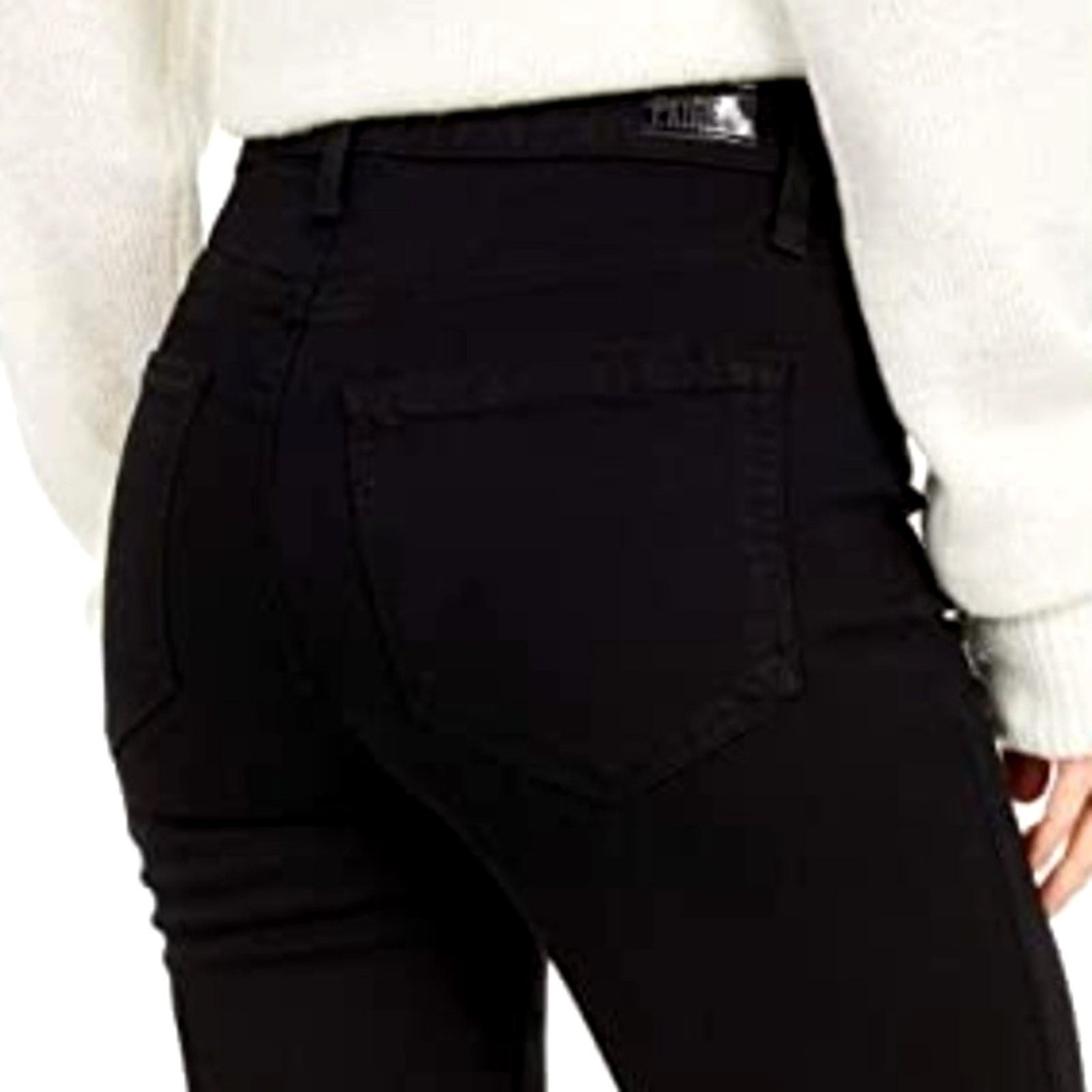 Paige Paige Black Jeans | Size 25 Size 26" / US 2 / IT 38 - 8 Thumbnail