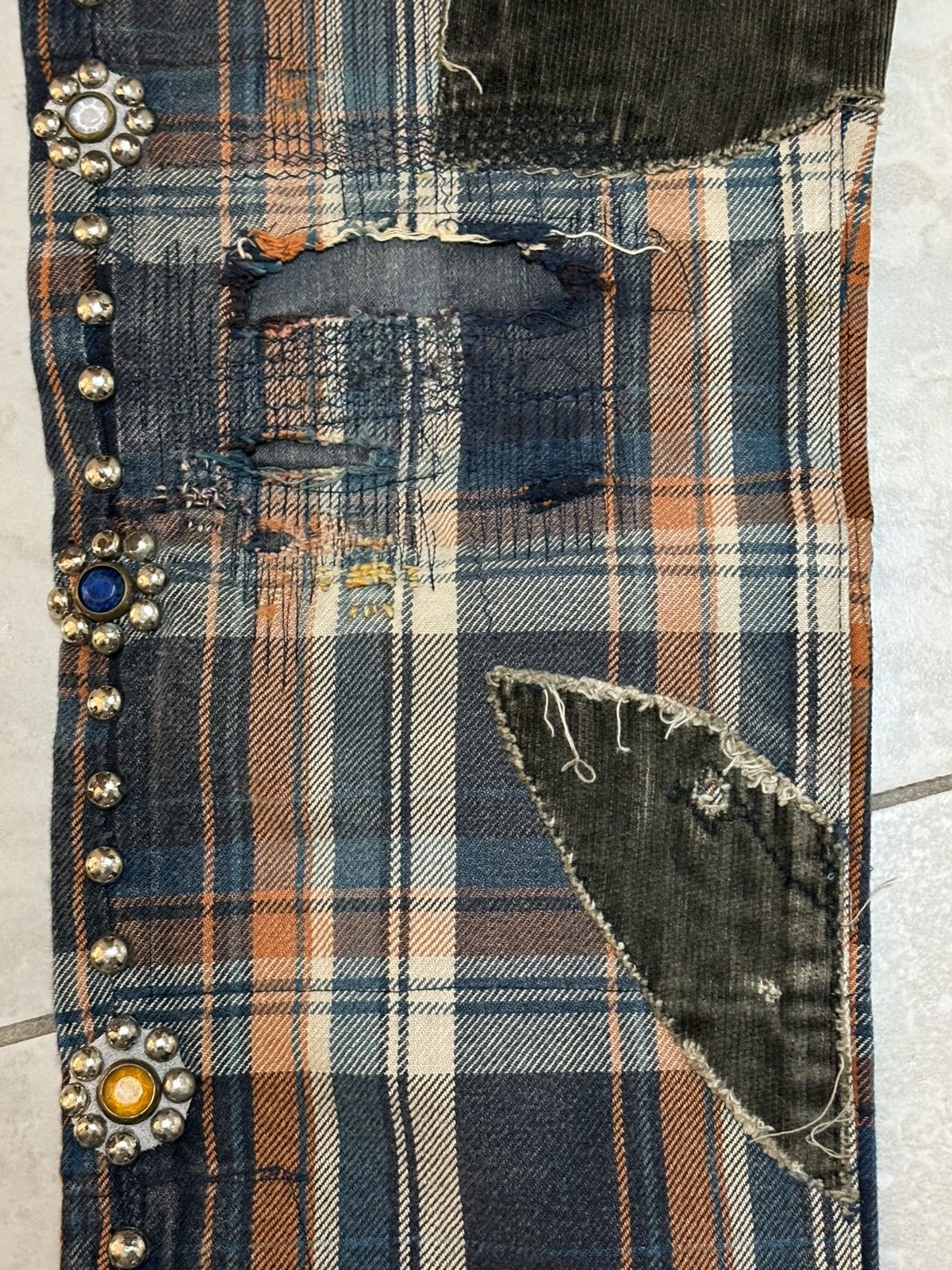 Kapital Rare FW14 1st release Kapital Kountry gemstone studded pants Size US 30 / EU 46 - 18 Thumbnail
