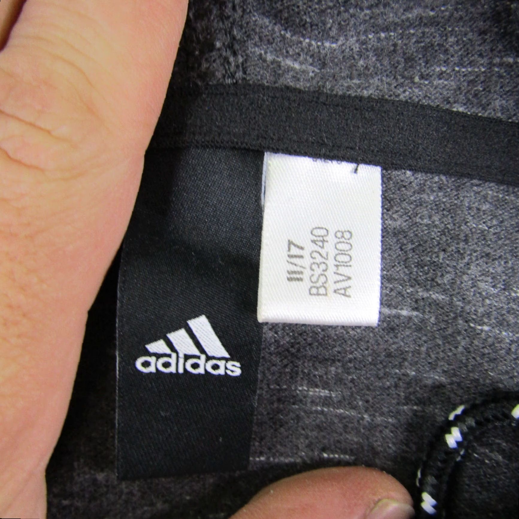 Adidas ADIDAS Hoodie Mens Medium Gray Pullover Sweatshirt Gym Sports Warmup Size US M / EU 48-50 / 2 - 7 Thumbnail