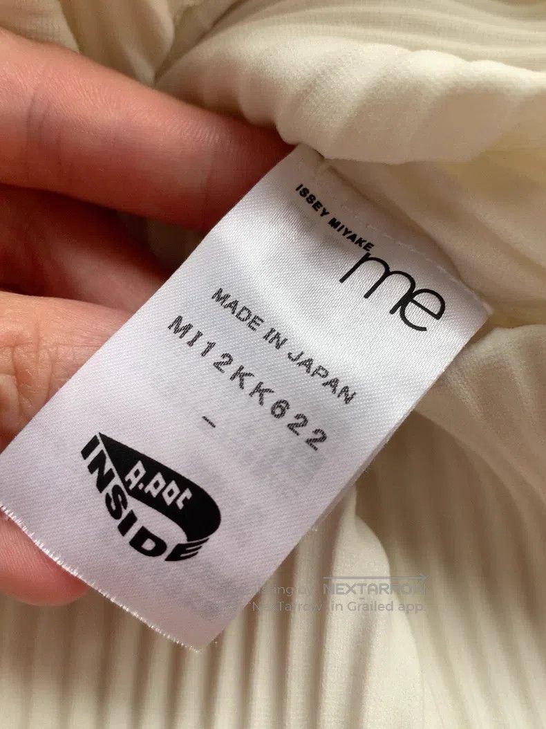 Issey Miyake Issey Miyake Ivory 3/4 Sleeve Top Size M / US 6-8 / IT 42-44 - 3 Thumbnail