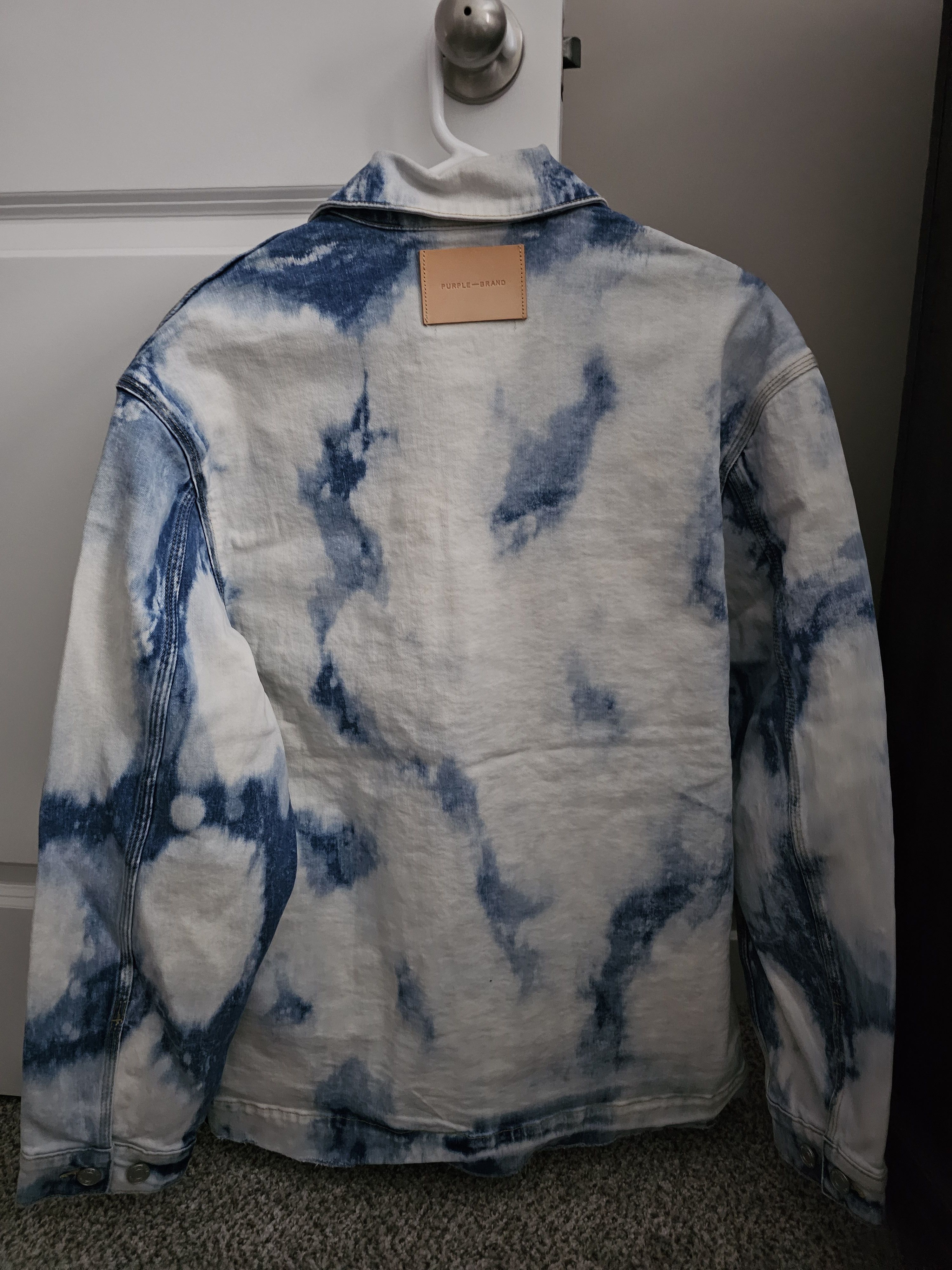 Purple Brand Purple Brand Mens Special Edition Tye Dye Denim Jacket Size US M / EU 48-50 / 2 - 10 Thumbnail
