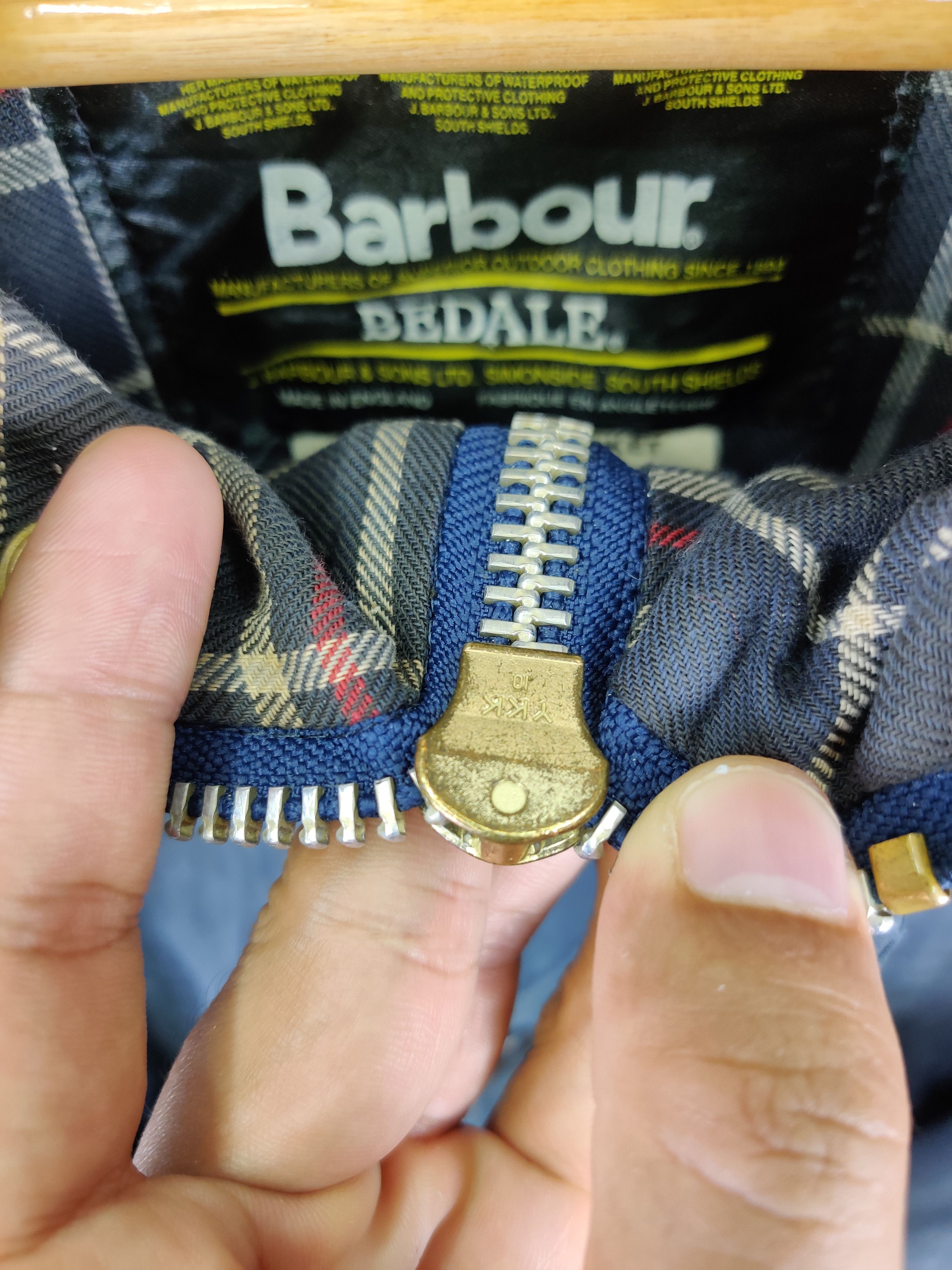 Barbour Vintage Thrashed Barbour Care Bedale Waxed Jacket Size US L / EU 52-54 / 3 - 17 Thumbnail