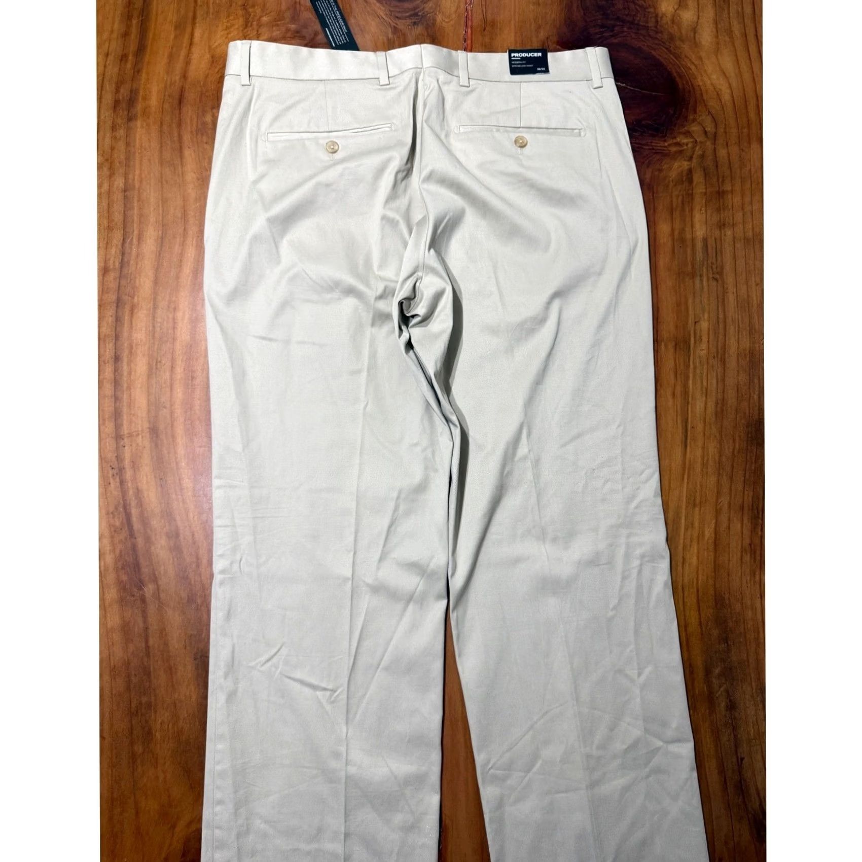Express Express Men Chino pants 36 x 32 Cotton Straight Flat Front NEW Size US 36 / EU 52 - 6 Thumbnail