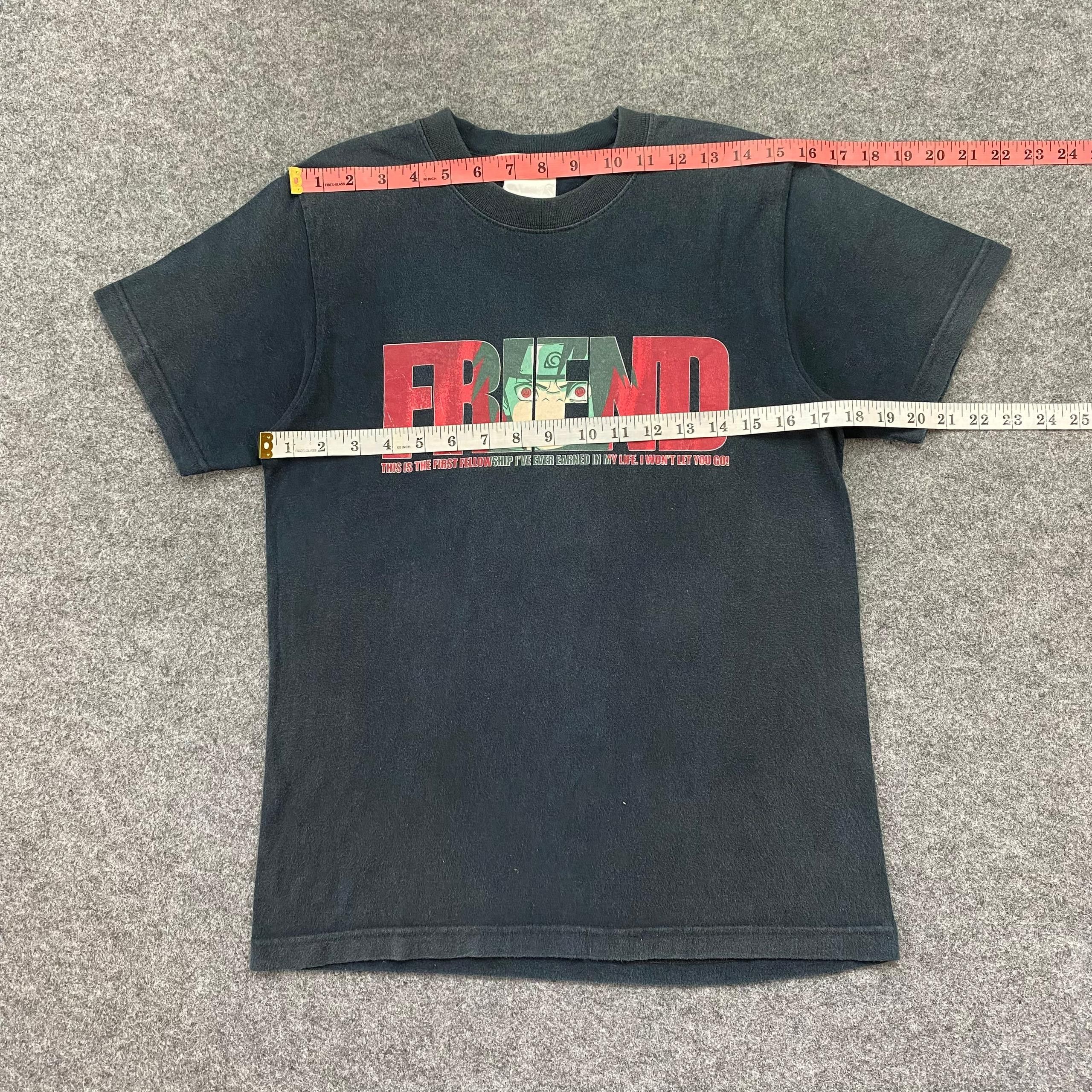 Anime Vintage Naruto Friend Anime Tshirt Size US M / EU 48-50 / 2 - 6 Thumbnail