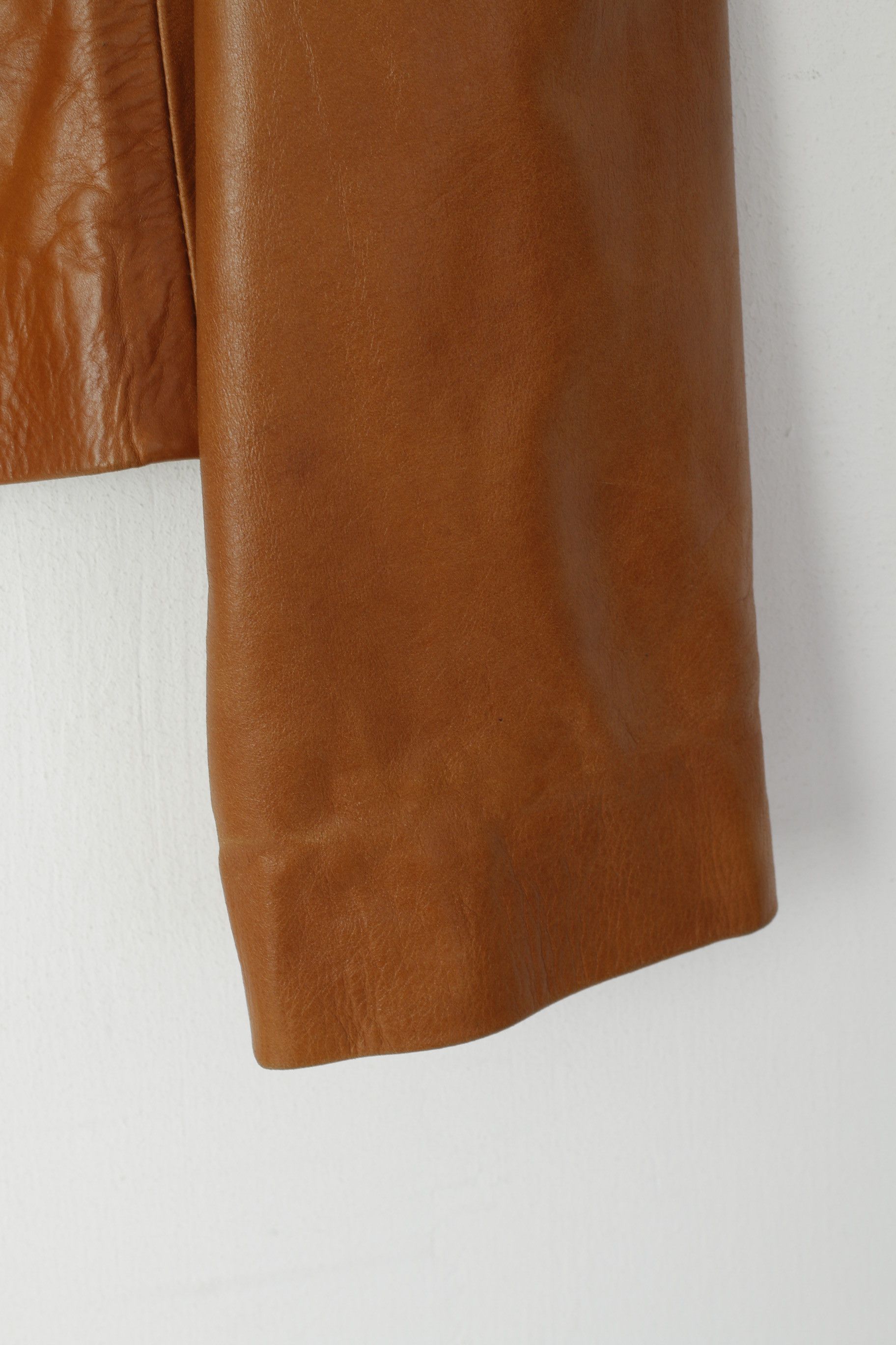 Vintage Vintage Women M Jacket Brown Leather Casual 5073 Size M / US 6-8 / IT 42-44 - 7 Thumbnail