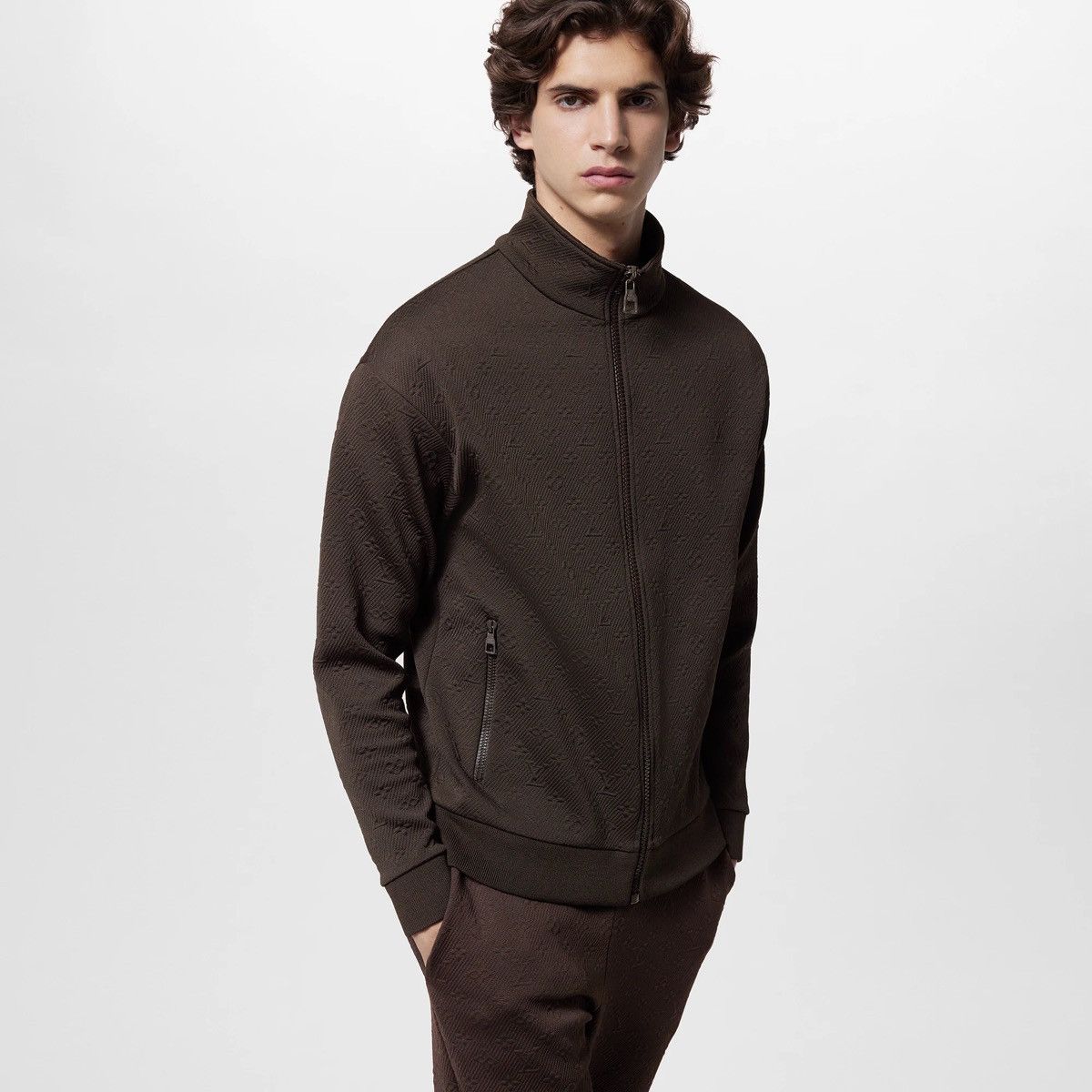 Louis Vuitton Louis Vuitton LVSE Monogram Fleece Tracksuit Size US XS / EU 42 / 0 - 1 Thumbnail