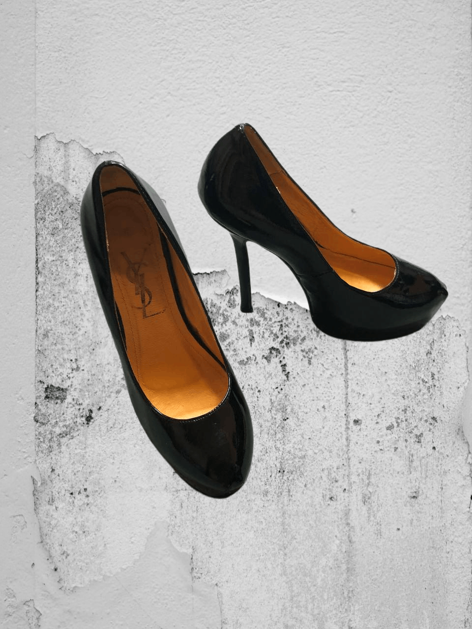 Yves Saint Laurent luxury Y2K Heels Vintage Yves Saint Laurent black Size US 7 / IT 37 - 1 Thumbnail