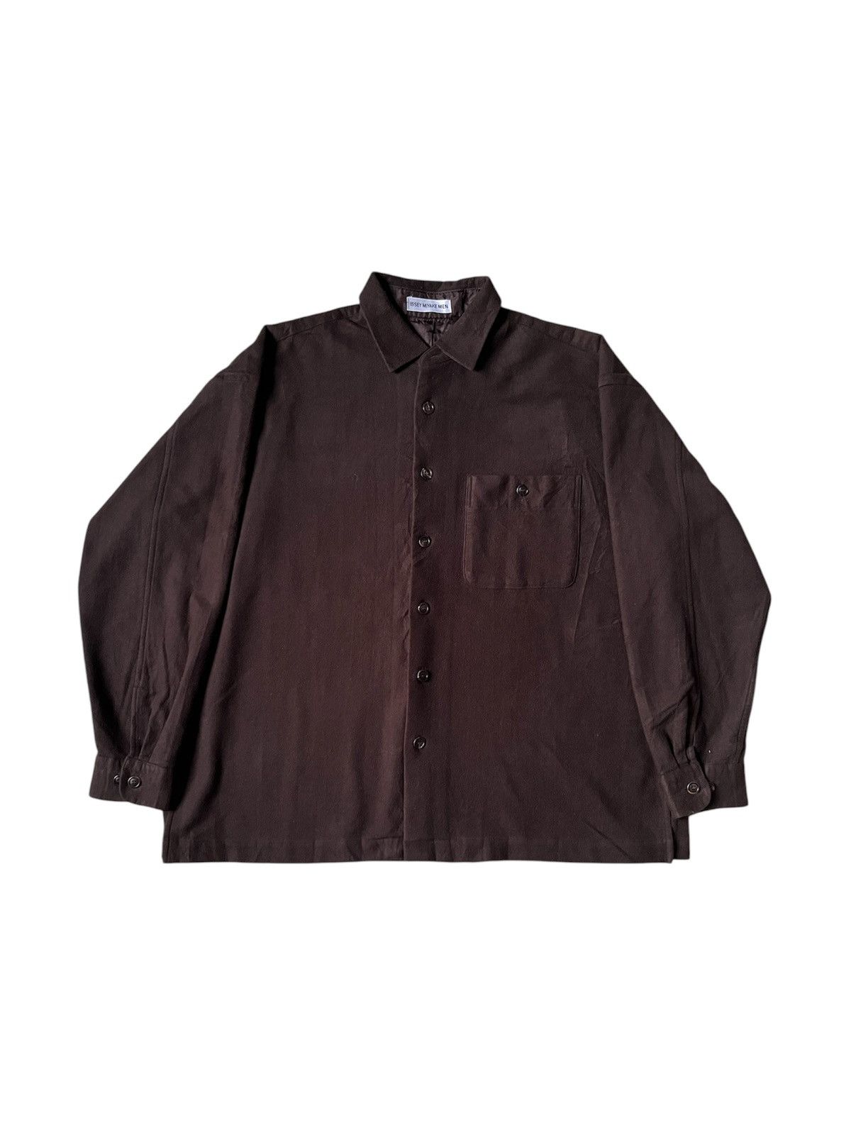 Issey Miyake Issey miyake shirt wool brown Size US XL / EU 56 / 4 - 1 Thumbnail