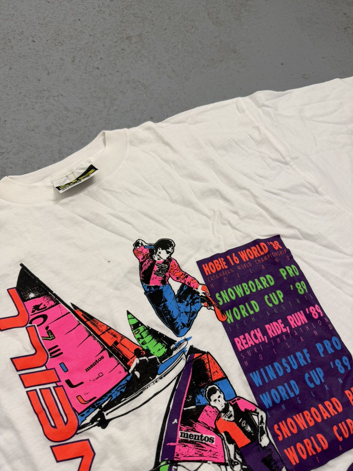 O'Neill Vintage 1989/90 Cup O’Neill Single Stitch Dead Stock Tee Size US XL / EU 56 / 4 - 4 Thumbnail
