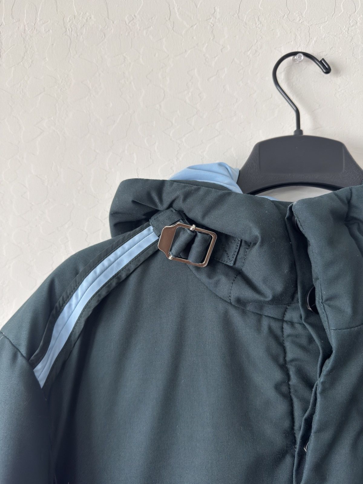 Other 4G Designer Luxury Vintage Blue Buckle Puffer Jacket Coat Size US L / EU 52-54 / 3 - 4 Thumbnail