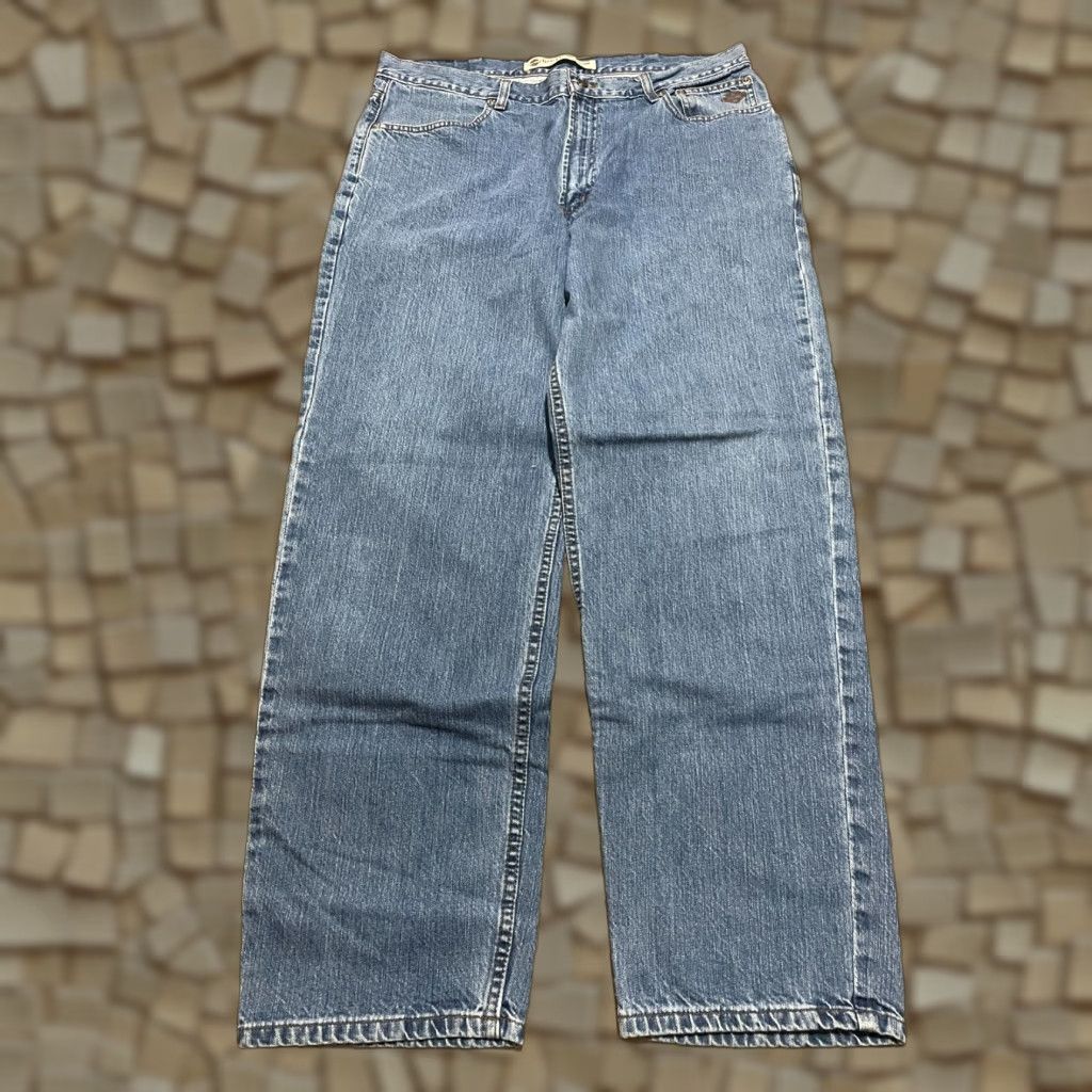 Harley Davidson Harley-Davidson Jeans Men 38/32 Blue Denim Relaxed Straight Pockets Vintage? No Size US 38 / EU 54 - 1 Thumbnail