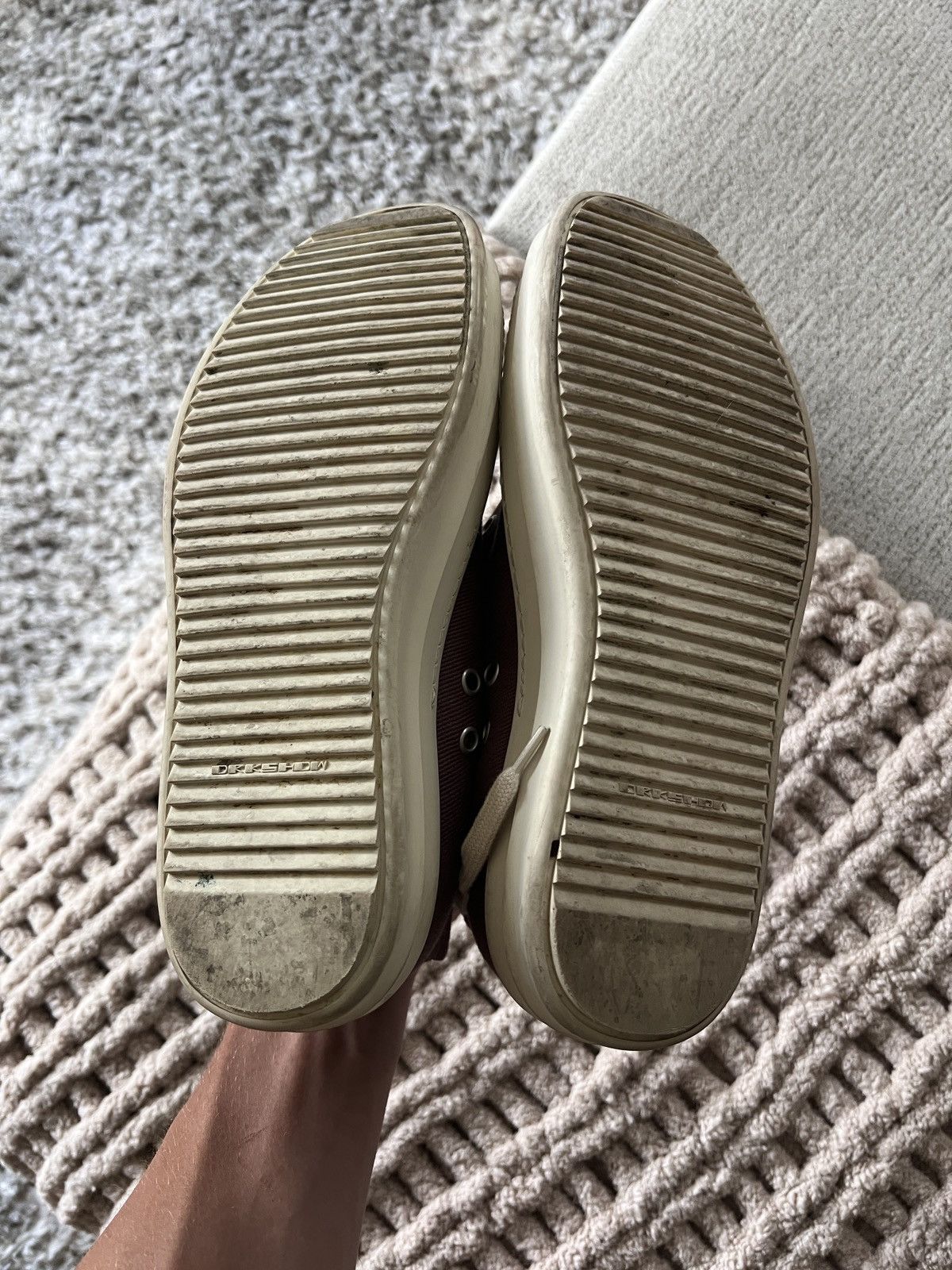 Rick Owens Drkshdw Rick Owens Drkshdw Ramones Mauve Size 6 Size US 6 / EU 39 - 5 Thumbnail