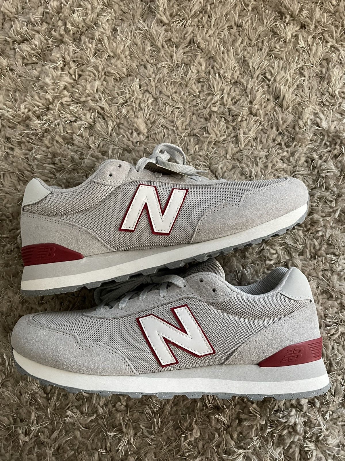New Balance New Balance 515 Brighton Grey Crimson Size US 13 / EU 46 - 2 Thumbnail