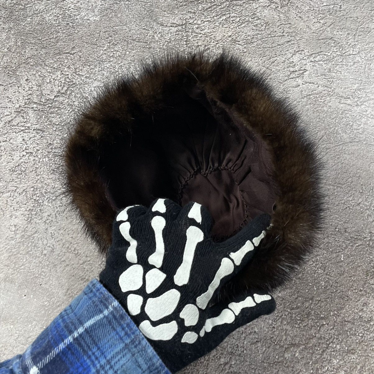 Japanese Brand Vintage Y2K Furry Alt Fuzzy Beanie Ushanka Mohair Uzi Vert Size ONE SIZE - 3 Thumbnail
