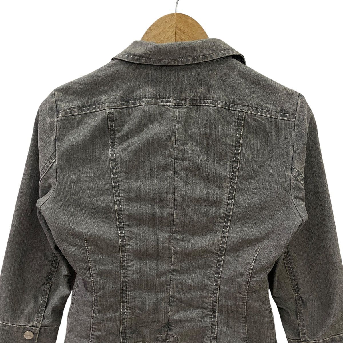 Max Mara Vintage Max Mara Italy Denim Jacket Size M / US 6-8 / IT 42-44 - 9 Thumbnail