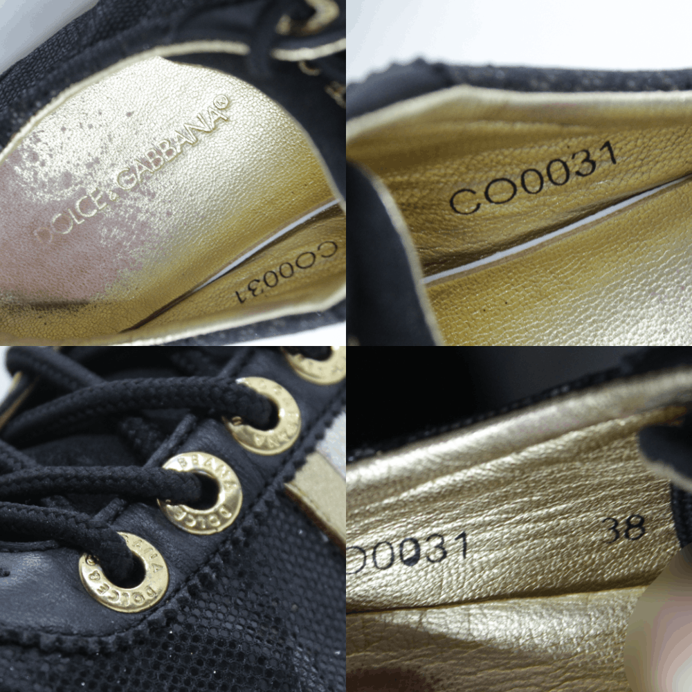 Dolce & Gabbana Y2K Low Top Shine Sneakers Size US 8 / IT 38 - 9 Thumbnail
