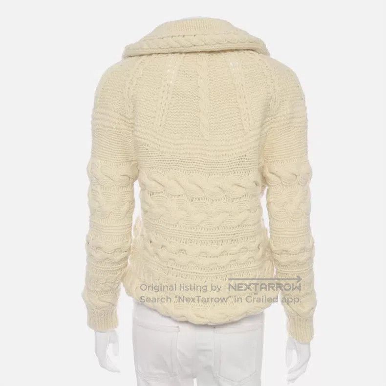 Comme des Garcons Comme des Garcons size F Beige Knit Jacket Size XS / US 0-2 / IT 36-38 - 2 Thumbnail