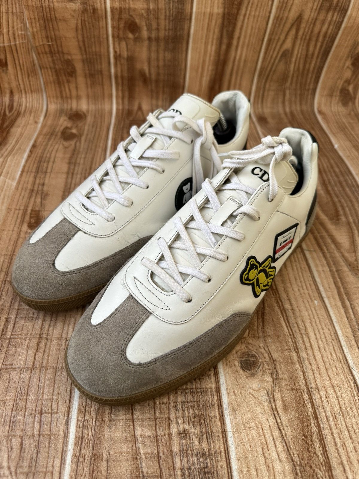 Dior Kim Jones Dior B01 White/Gum Patch Logo Sneaker Size US 10 / EU 43 - 4 Thumbnail