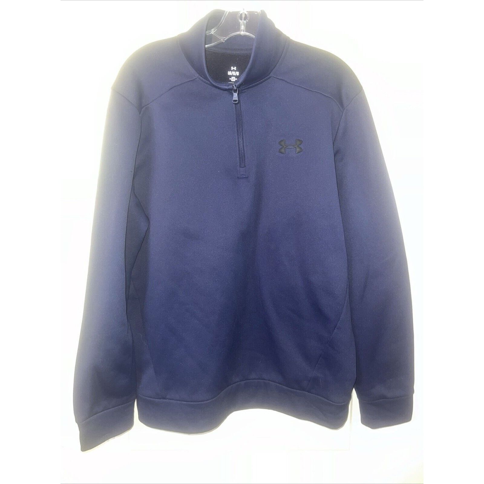 Under Armour Under Armour Men's Fleece Pullover 1/4 Zip Size Large Navy Size US L / EU 52-54 / 3 - 1 Thumbnail