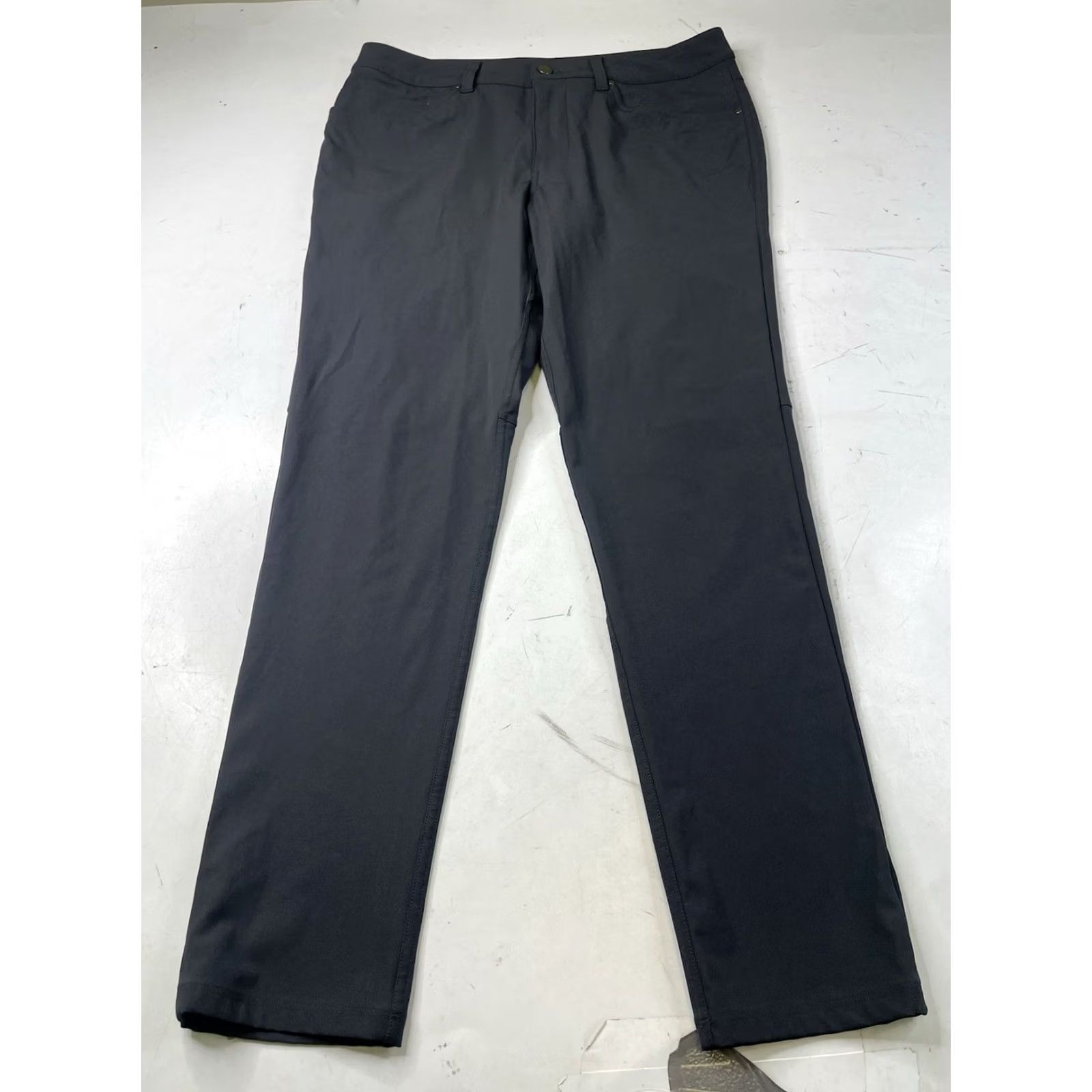 Lululemon Lululemon ABC Pants Mens 33 Gray Slim Fit 5 Pocket Warpstreme Trouser Size US 33 - 4 Thumbnail