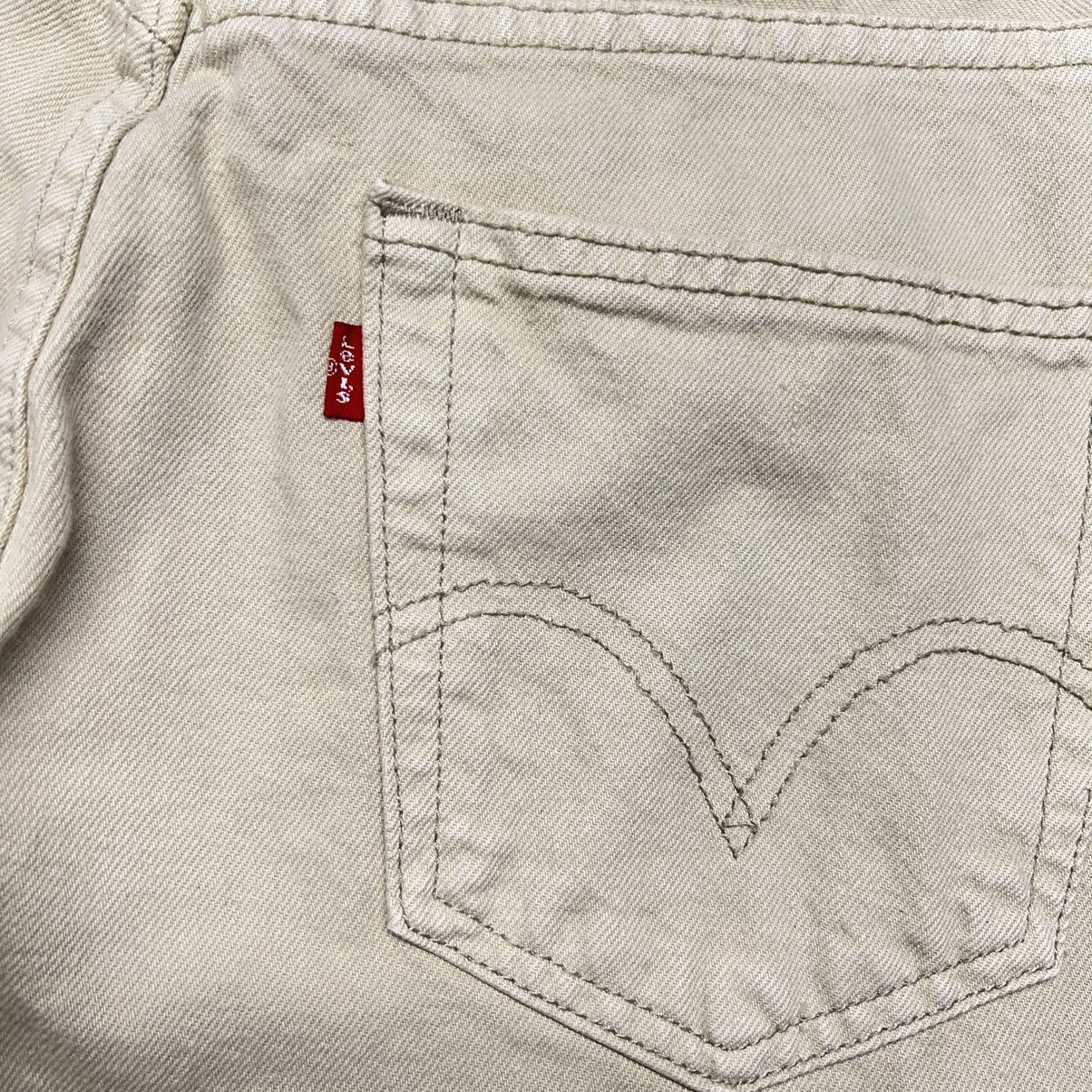 Levi's Levis 505 Jeans Regular Fit Straight Khaki Pants Denim Size US 33 - 14 Thumbnail