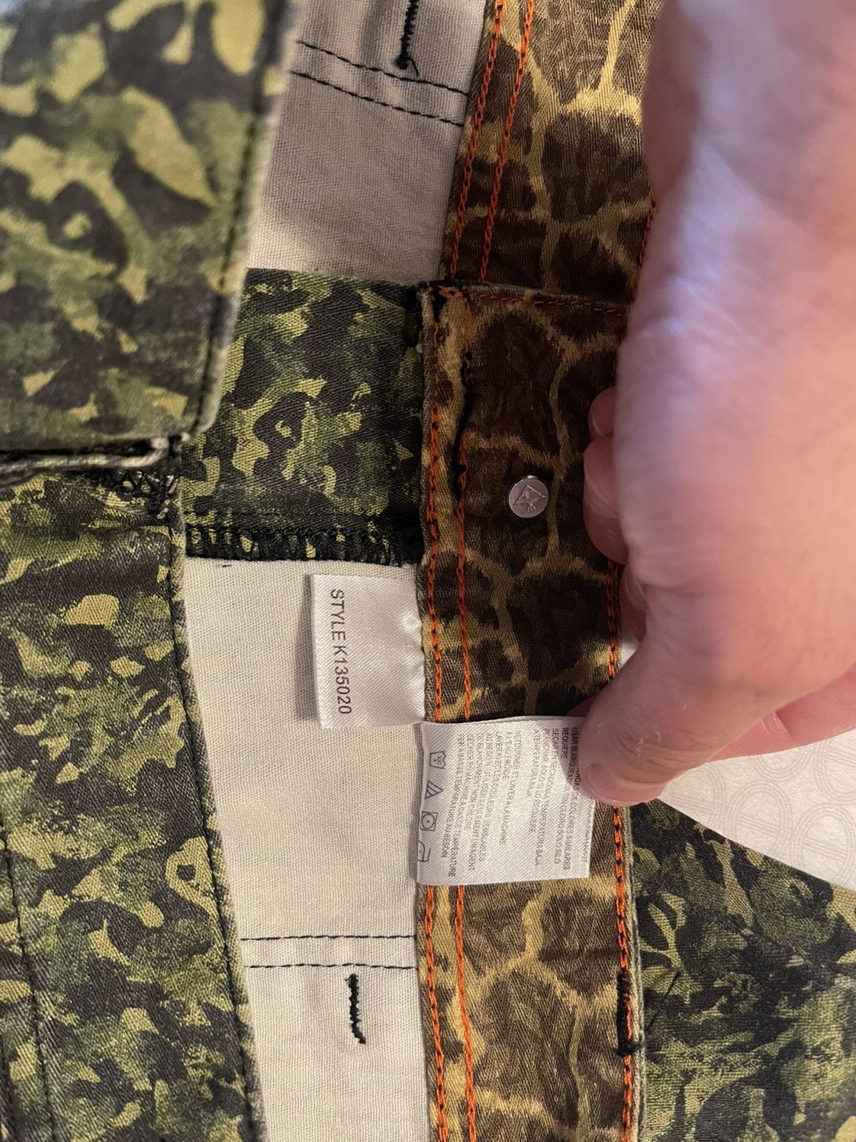LRG LRG vintage GREEN CAMO GIRAFFE pants Size 34. RARE Size US 34 / EU 50 - 10 Thumbnail