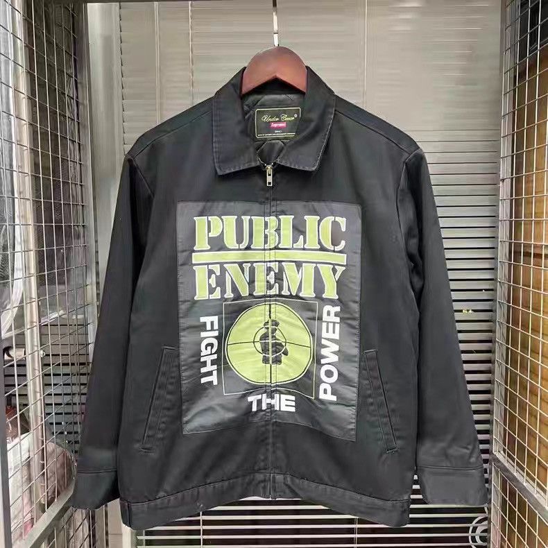 Supreme undercover public enemy work jacket online