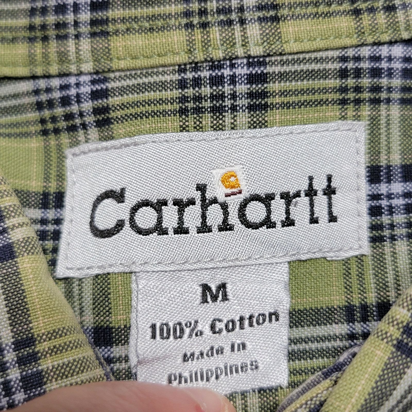 Carhartt Carhartt LS Full Button Green Plaid Shirt - Size Medium Size US M / EU 48-50 / 2 - 5 Thumbnail