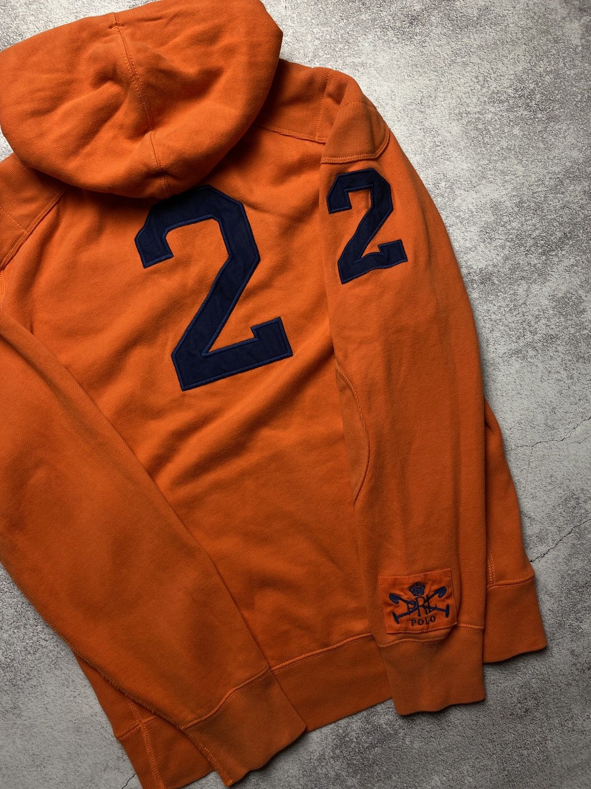 Polo Ralph Lauren Polo Ralph Lauren orange vintage hoodie big logo sweatshirt Size US M / EU 48-50 / 2 - 9 Thumbnail