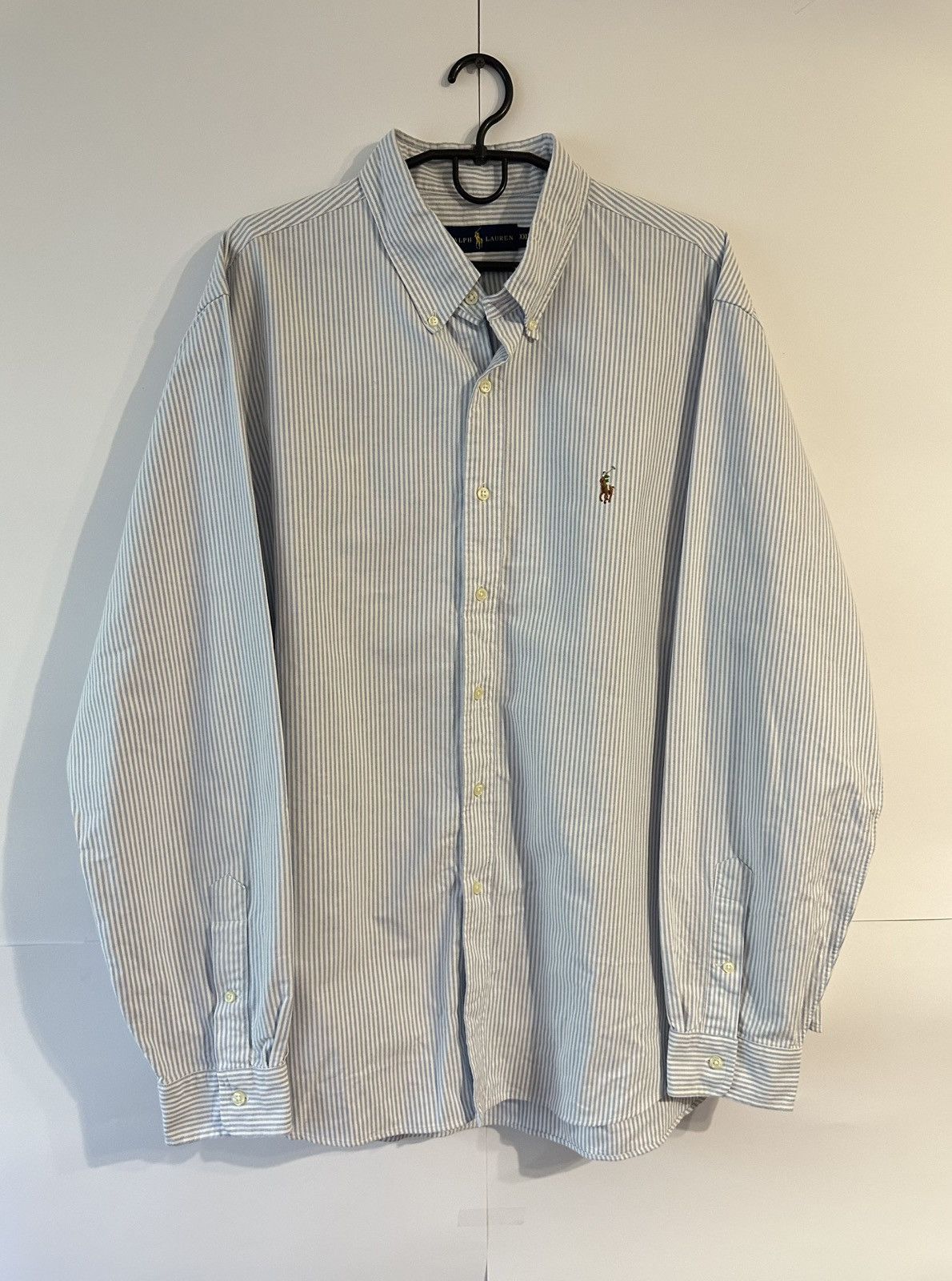 Ralph Lauren Ralph Lauren Classic Striped Cotton Button Up Shirt Size US XXL / EU 58 / 5 - 1 Thumbnail