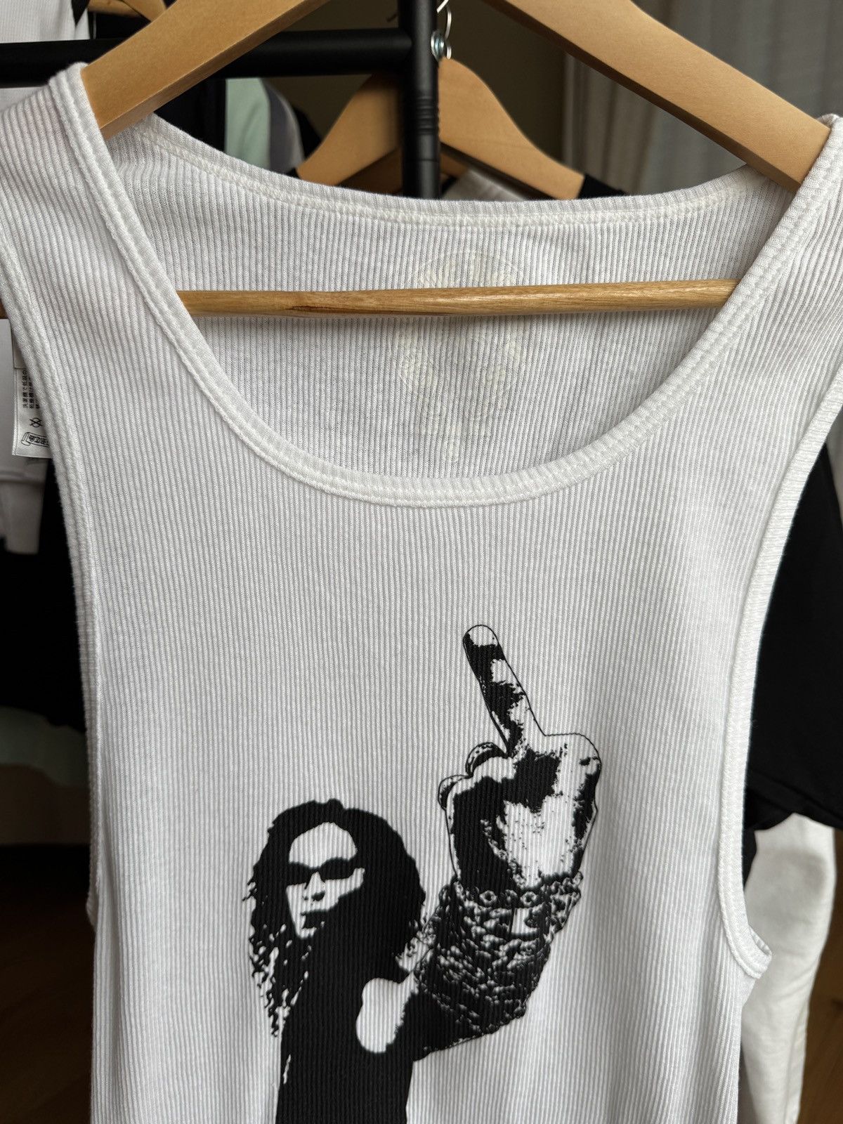 Chrome Hearts Chrome Hearts Richard Stark Middle Finger Tank Top Size US XL / EU 56 / 4 - 3 Thumbnail