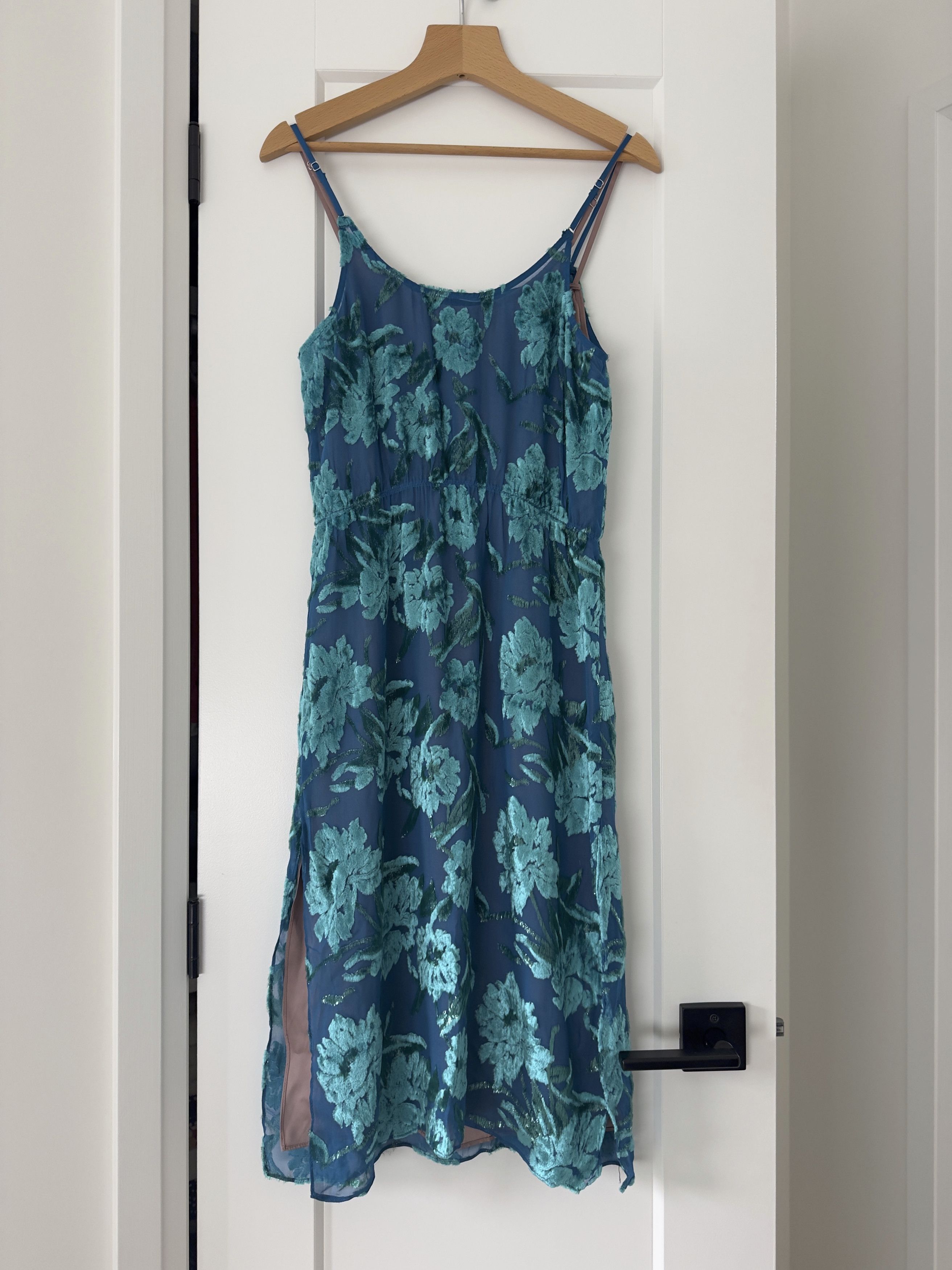 Fleur du Mal Fleur du Mal Fil Coupé Tea Length Slip Dress Size S / US 4 / IT 40 - 2 Thumbnail