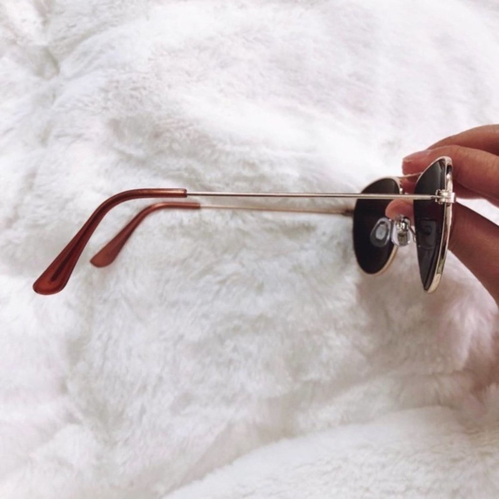 Other Hunter Gold Mirrored Aviator Sunglasses Size ONE SIZE - 6 Thumbnail