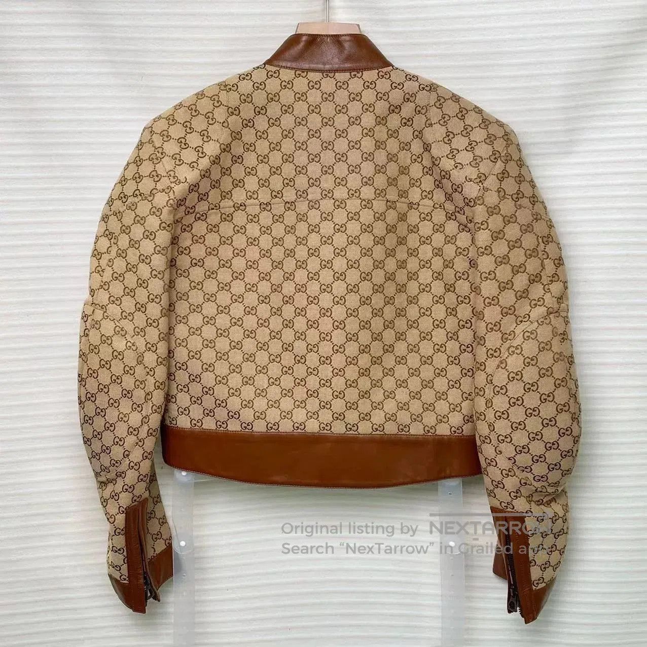 Gucci Gucci Logo Print Short Zip Jacket. Size US M / EU 48-50 / 2 - 2 Thumbnail