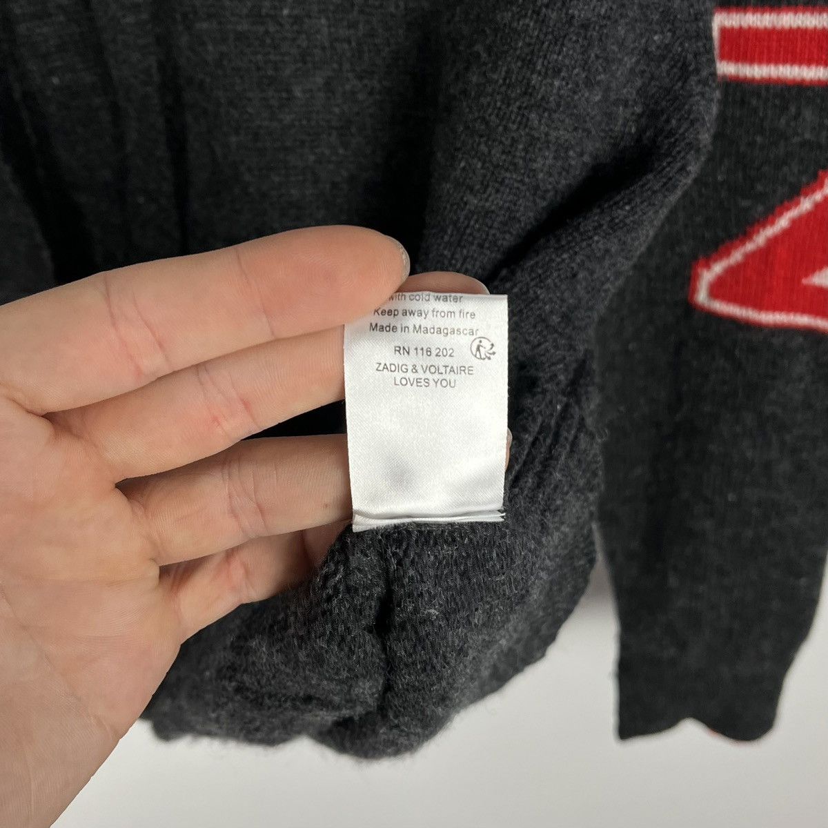 Zadig & Voltaire Designer Zadig & Voltaire 100% cashmere Mina Sweater Size S / US 4 / IT 40 - 10 Thumbnail