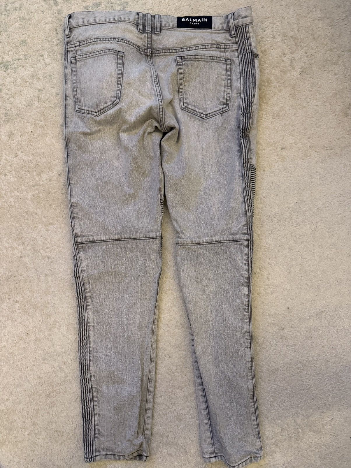 Balmain Balmain Biker Jeans Size US 36 / EU 52 - 2 Thumbnail