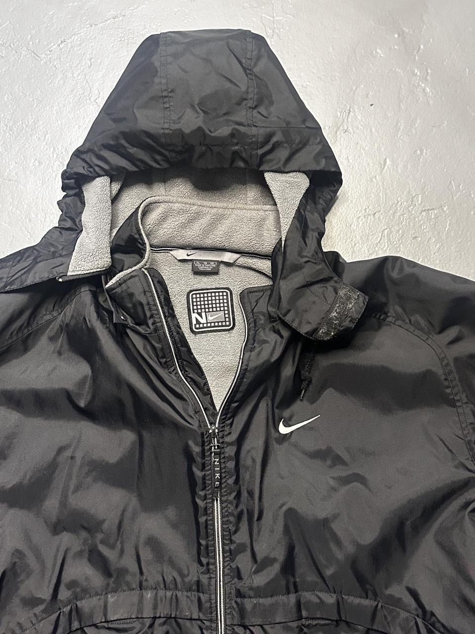 Nike Vintage Nike jacket in black with a grey inner lining Size US XL / EU 56 / 4 - 3 Thumbnail