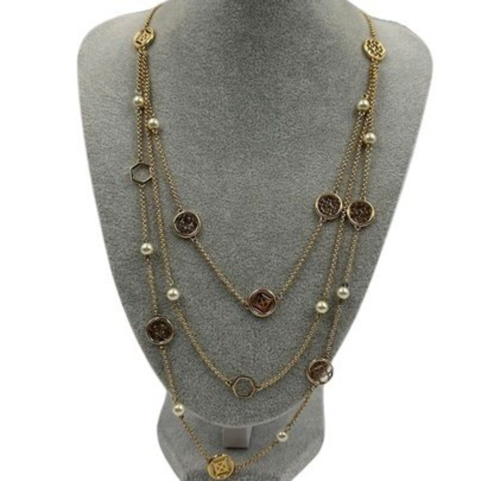 Tory Burch TORY BURCH 3-row necklace in gold Size ONE SIZE - 1 Thumbnail