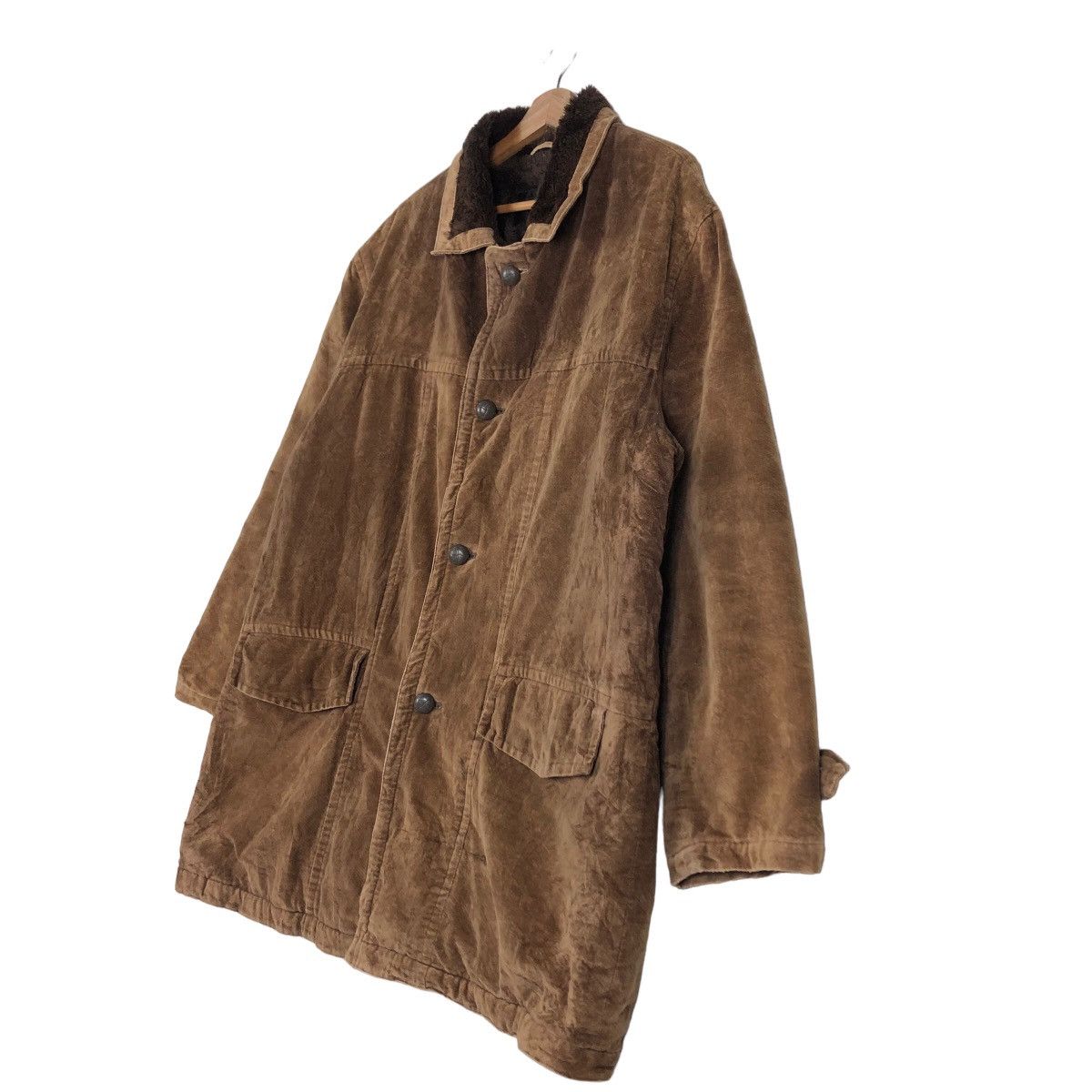 Japanese Brand 🔥Vintage Suede Jacket Monteviso Italy Mink Fur Lining Size US L / EU 52-54 / 3 - 2 Thumbnail