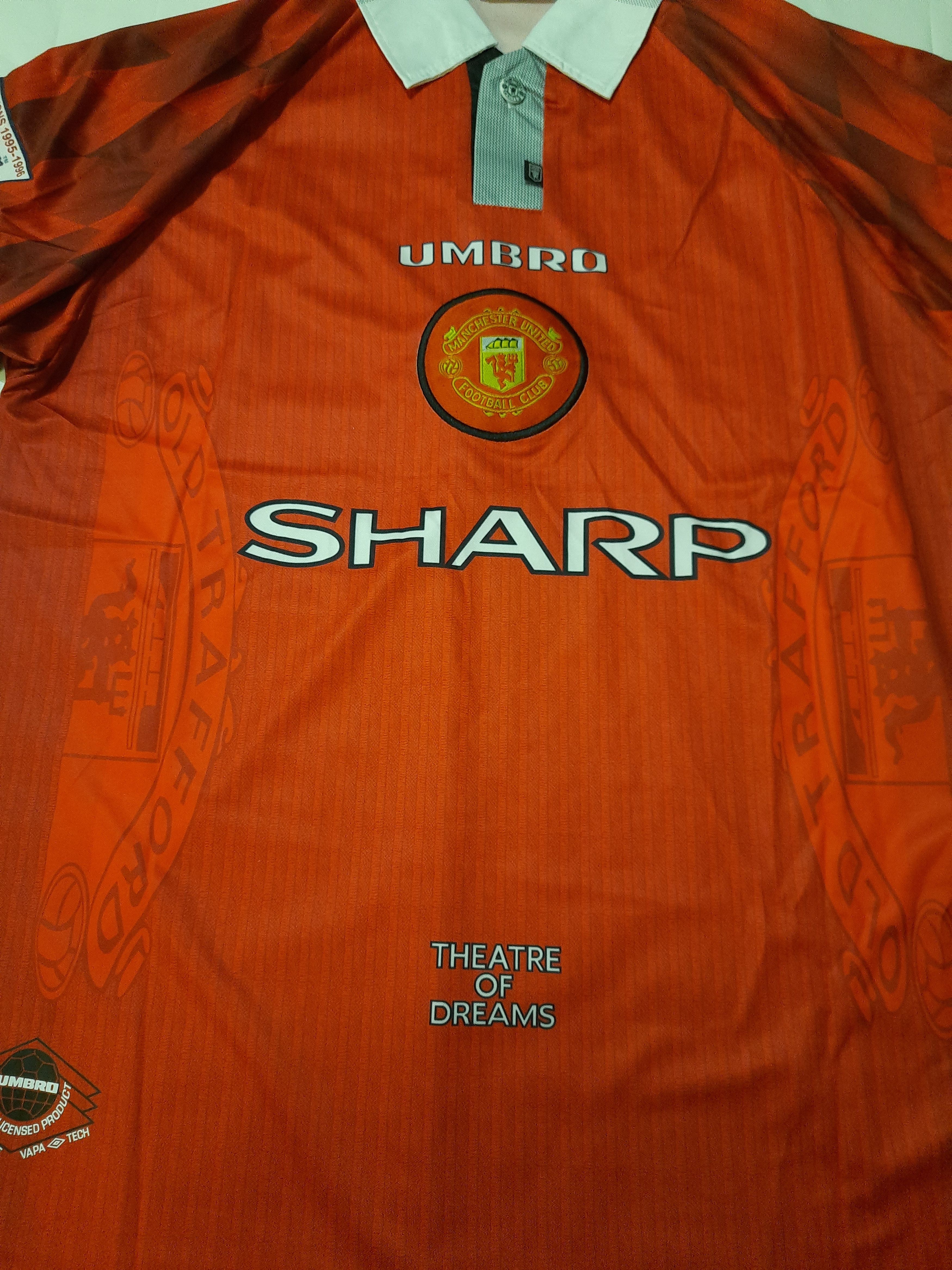 Sports Specialties Manchester United Cantona Football Soccer Umbro Size US L / EU 52-54 / 3 - 3 Thumbnail
