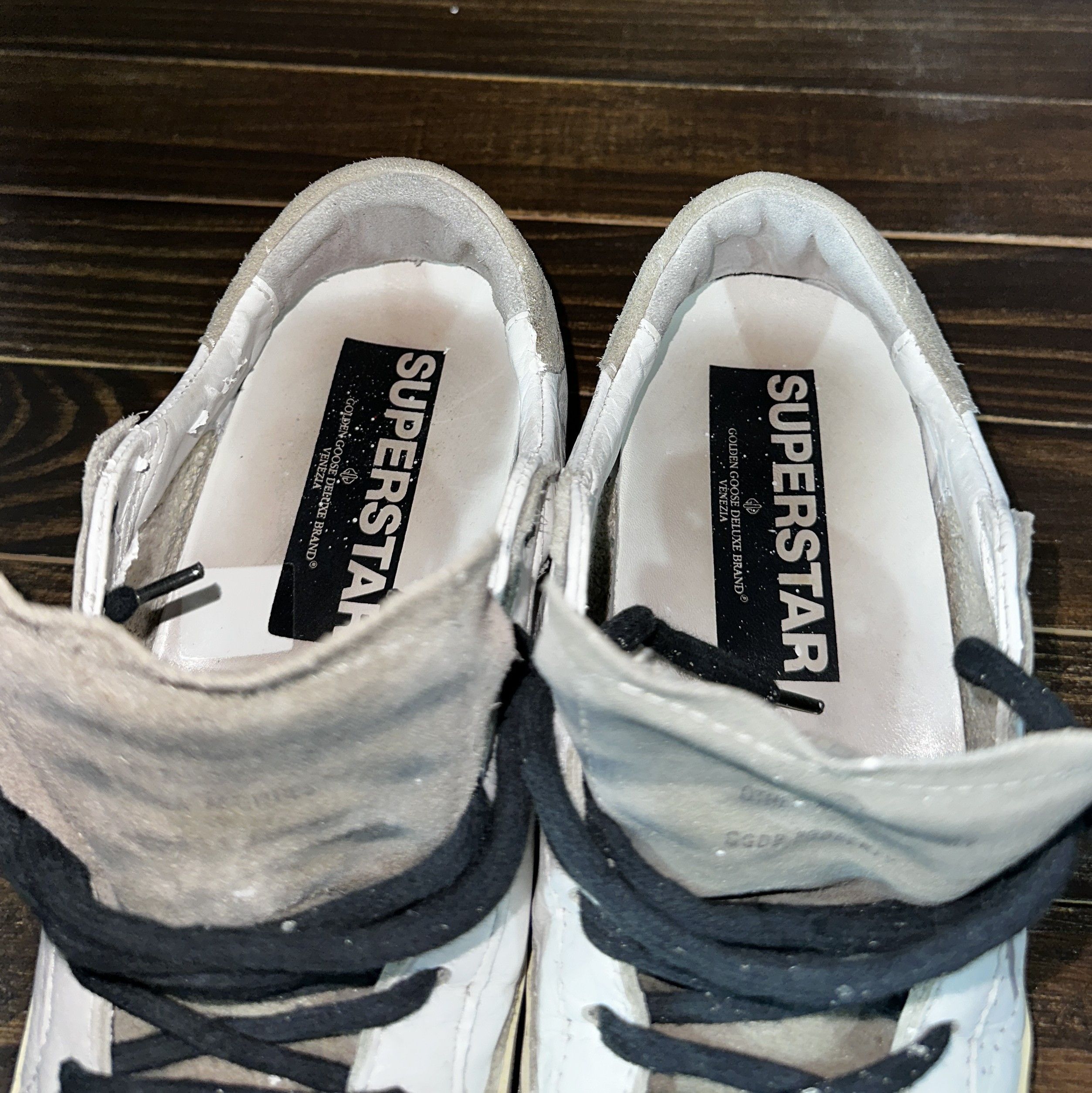 Golden Goose GOLDEN GOOSE Superstar NOBU LTD ED Leather Sneakers In Paint Size US 9 / IT 39 - 11 Thumbnail