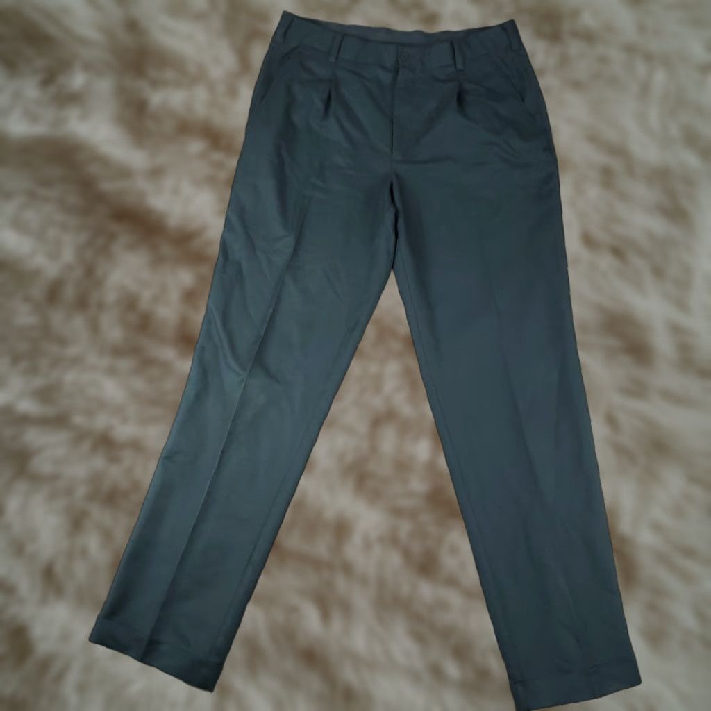 Nike Nike Pants Mens Size 38x34 Blue Dri Fit Golf Pleated Chino Trousers Cuffed Size US 38 / EU 54 - 1 Thumbnail