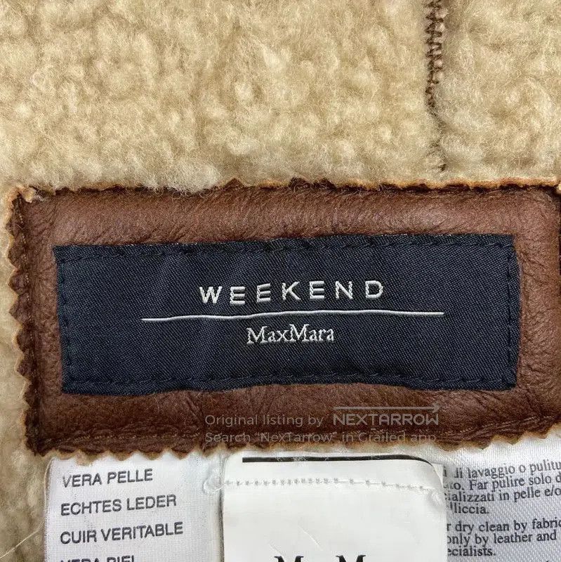 Max Mara MaxMara Brown Shearling Women's Jacket . Size M / US 6-8 / IT 42-44 - 4 Thumbnail